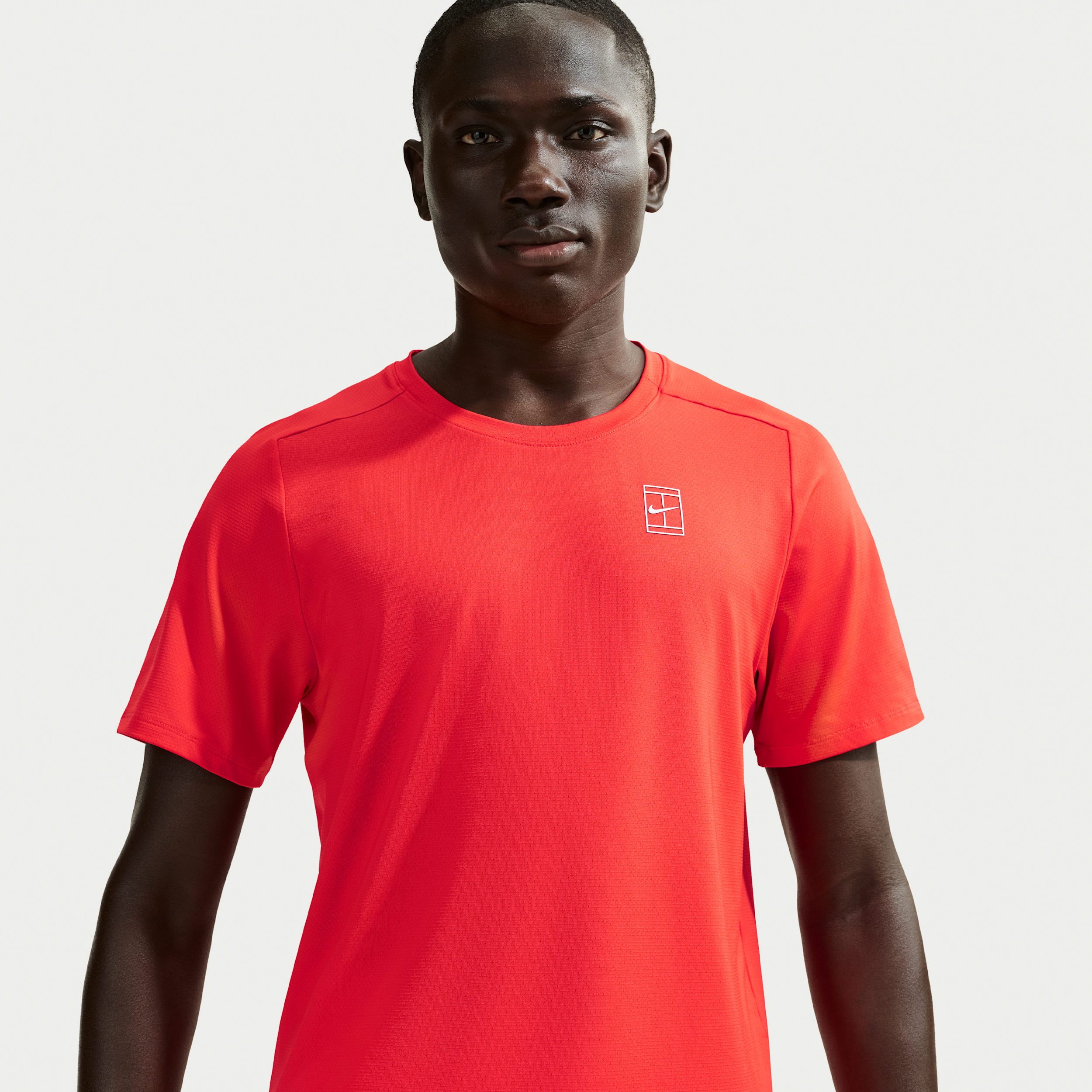Maglia da tennis Dri-FIT NikeCourt Advantage – Uomo - Rosso