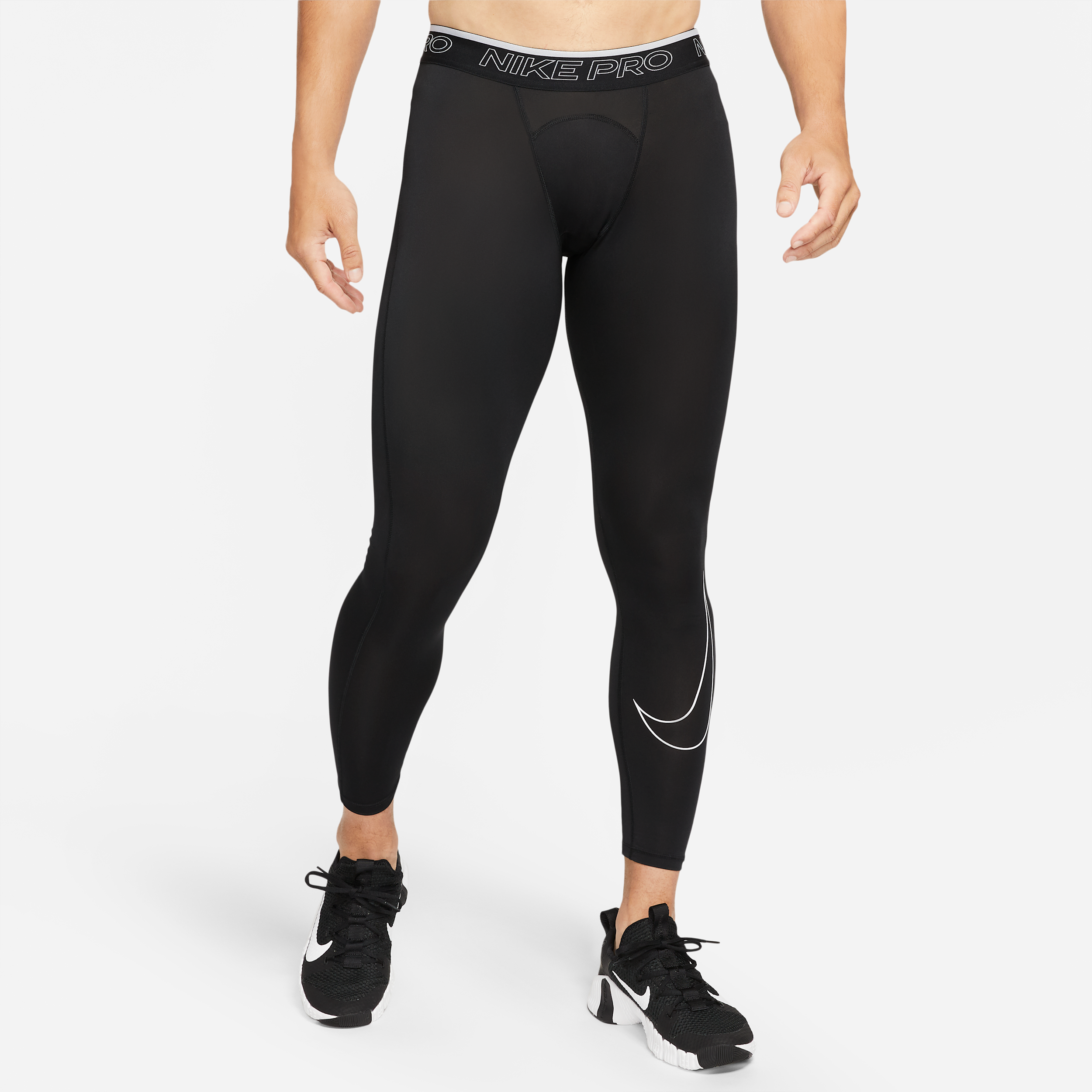 Thumbnail - Nike Pro Dri-FIT Herren-Tights - Schwarz