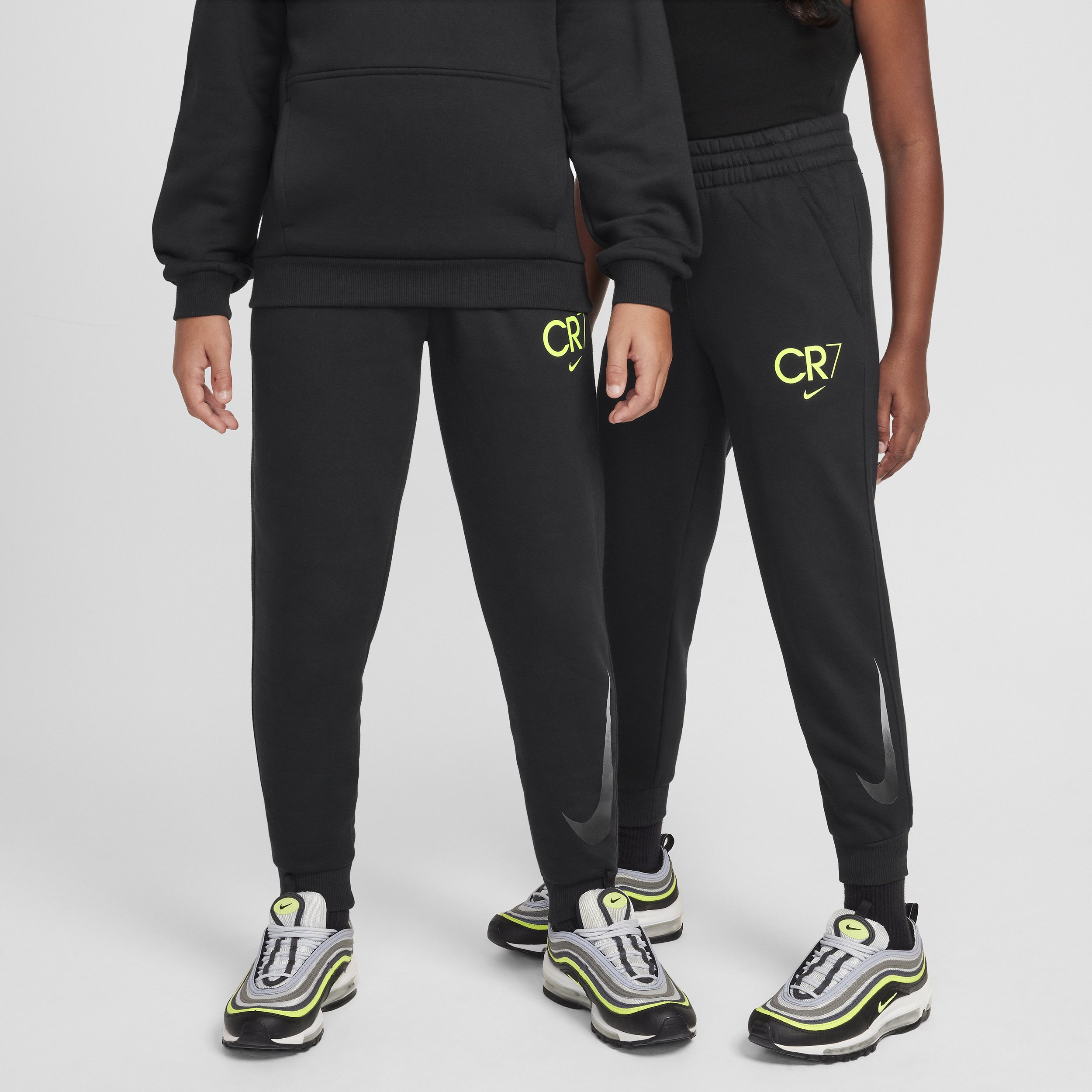 Pantalon de jogging de foot CR7 Club Fleece pour ado - Noir