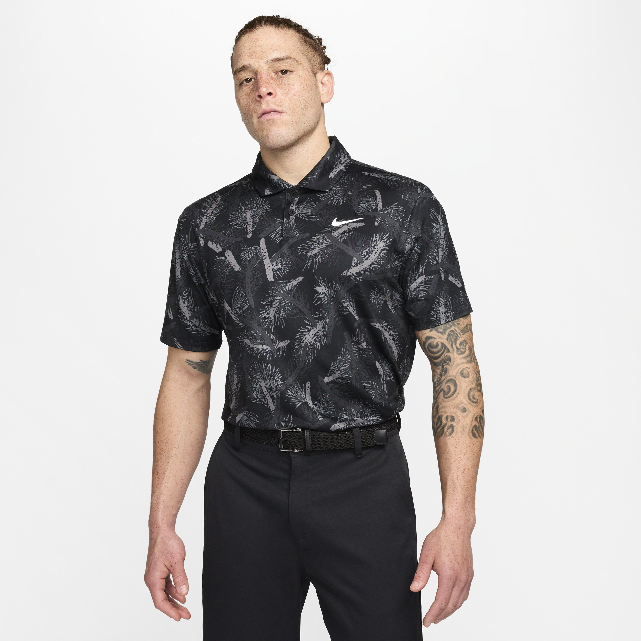 Nike Tour Dri-FIT golfpolo voor heren Grijs