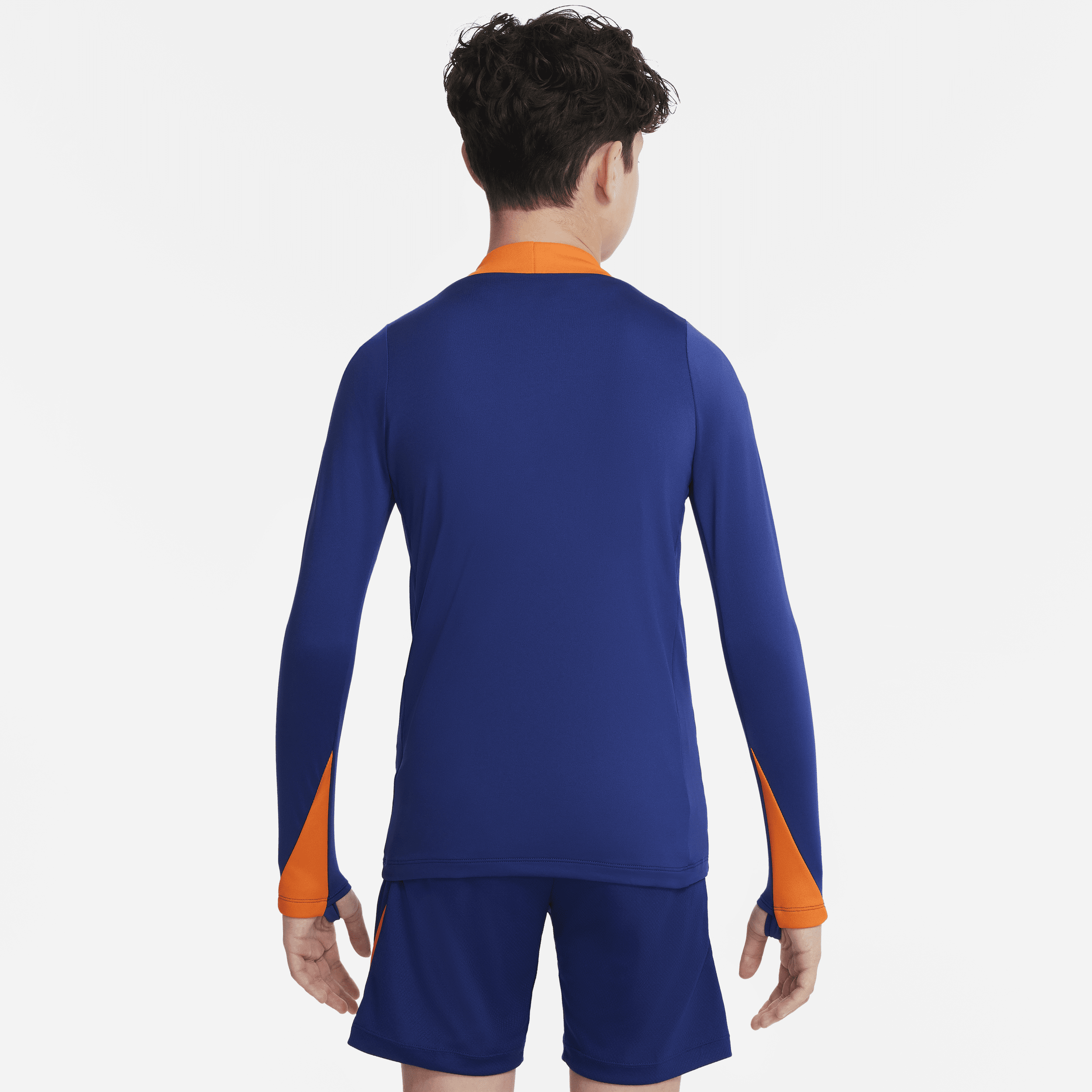 Nike Nederland Strike Dri-FIT voetbaltrainingstop voor kids Blauw