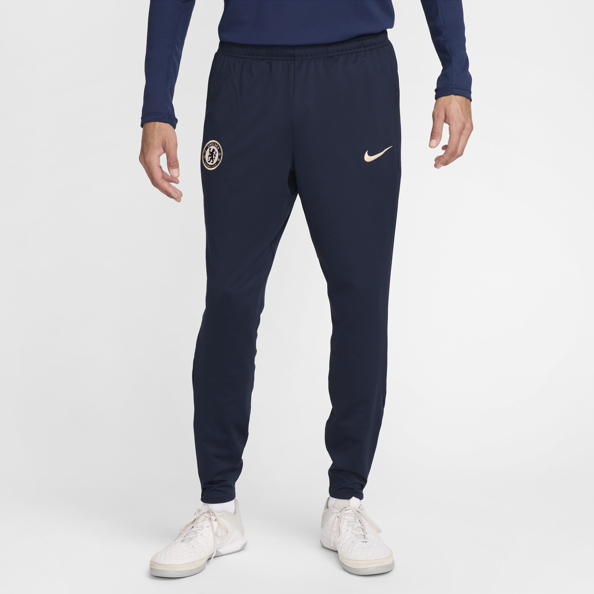 Pantalon de foot en maille Nike Dri-FIT Chelsea FC Strike pour homme - Bleu