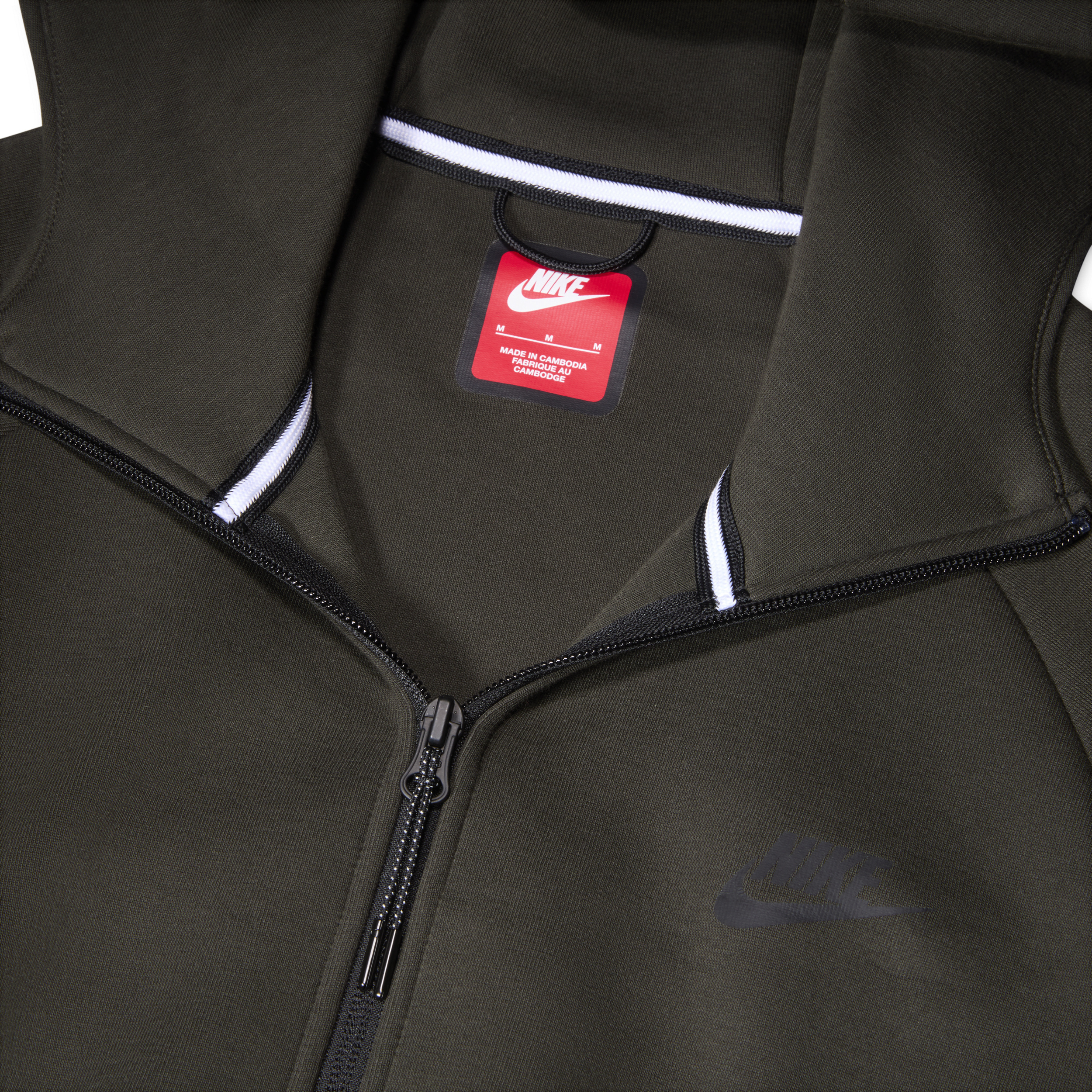 Sweat à capuche et zip Windrunner Nike Tech pour homme - Vert