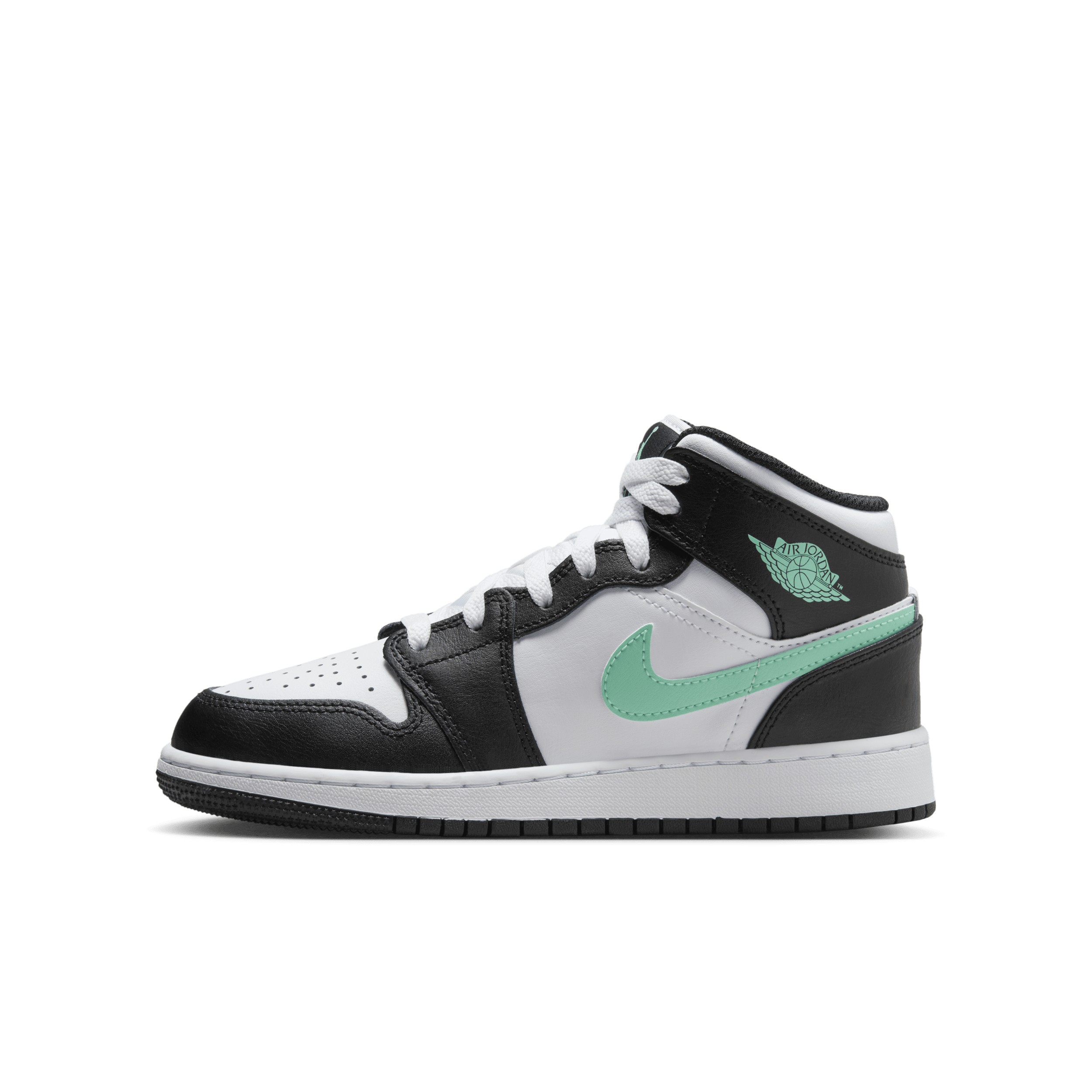 Sapatilhas Air Jordan 1 Mid Júnior - Branco