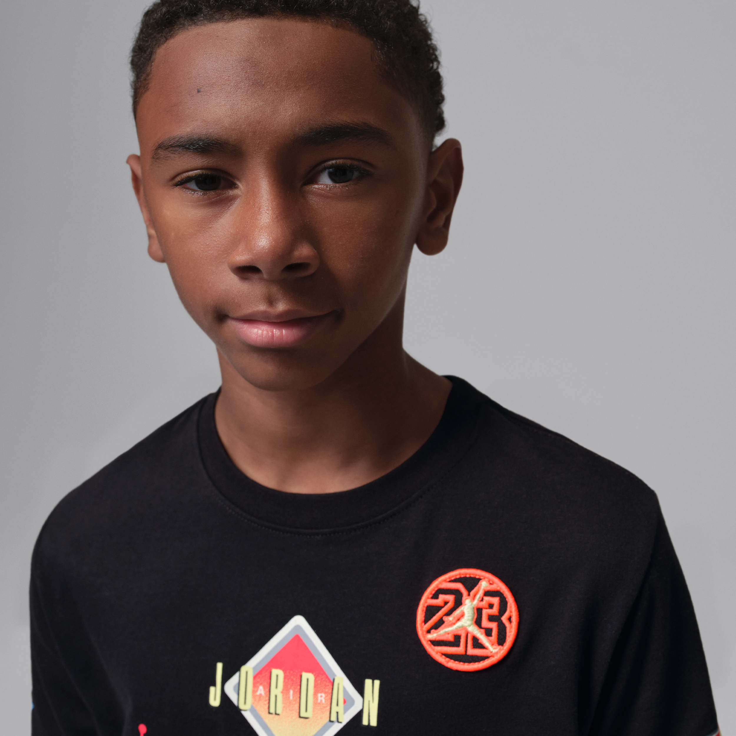 Thumbnail - Jordan Dynasty Patch T-Shirt (ältere Kinder) - Schwarz