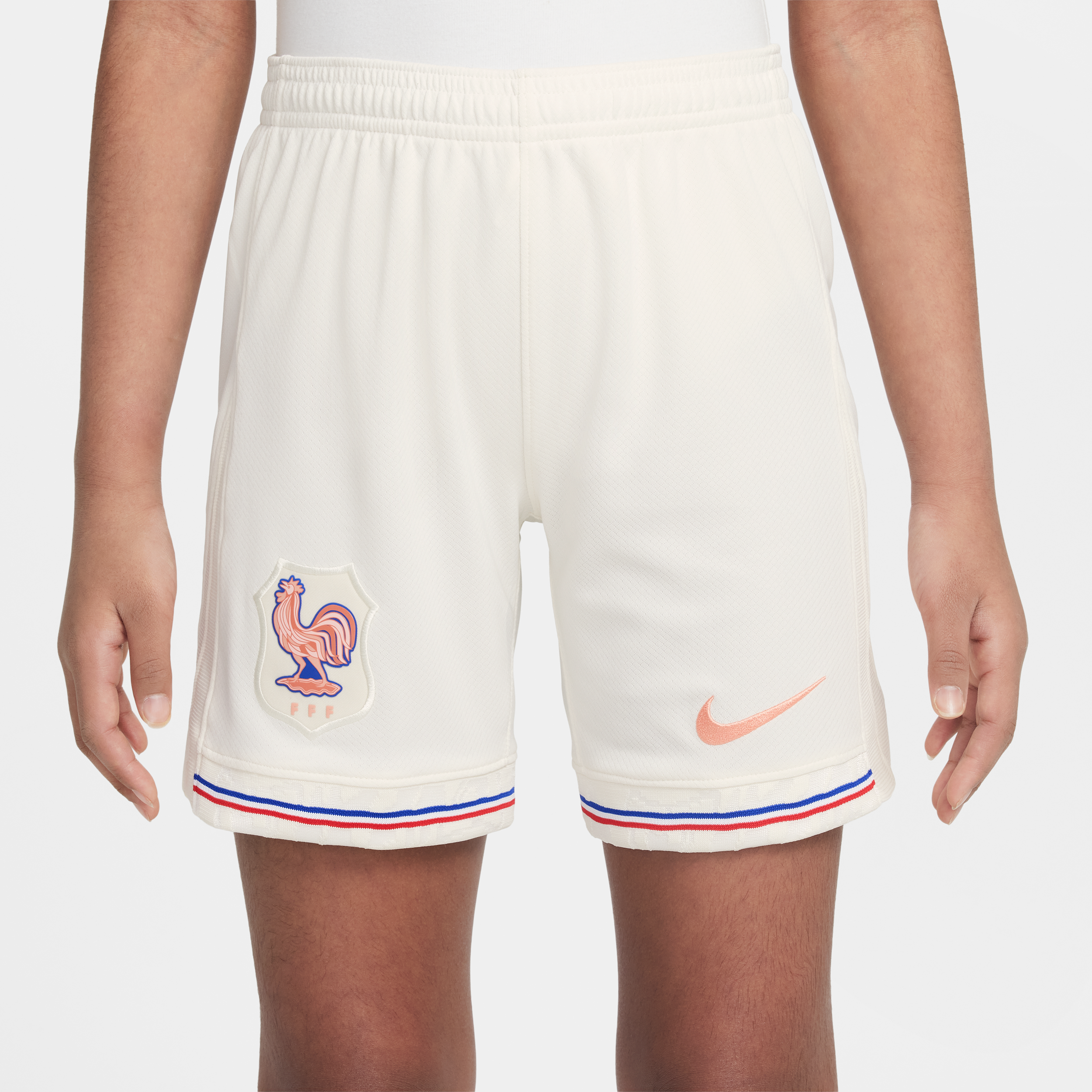 Thumbnail - FFF 2025/26 Stadium Away Nike Replika-Fußballshorts mit Dri-FIT-Technologie (ältere Kinder) - Braun