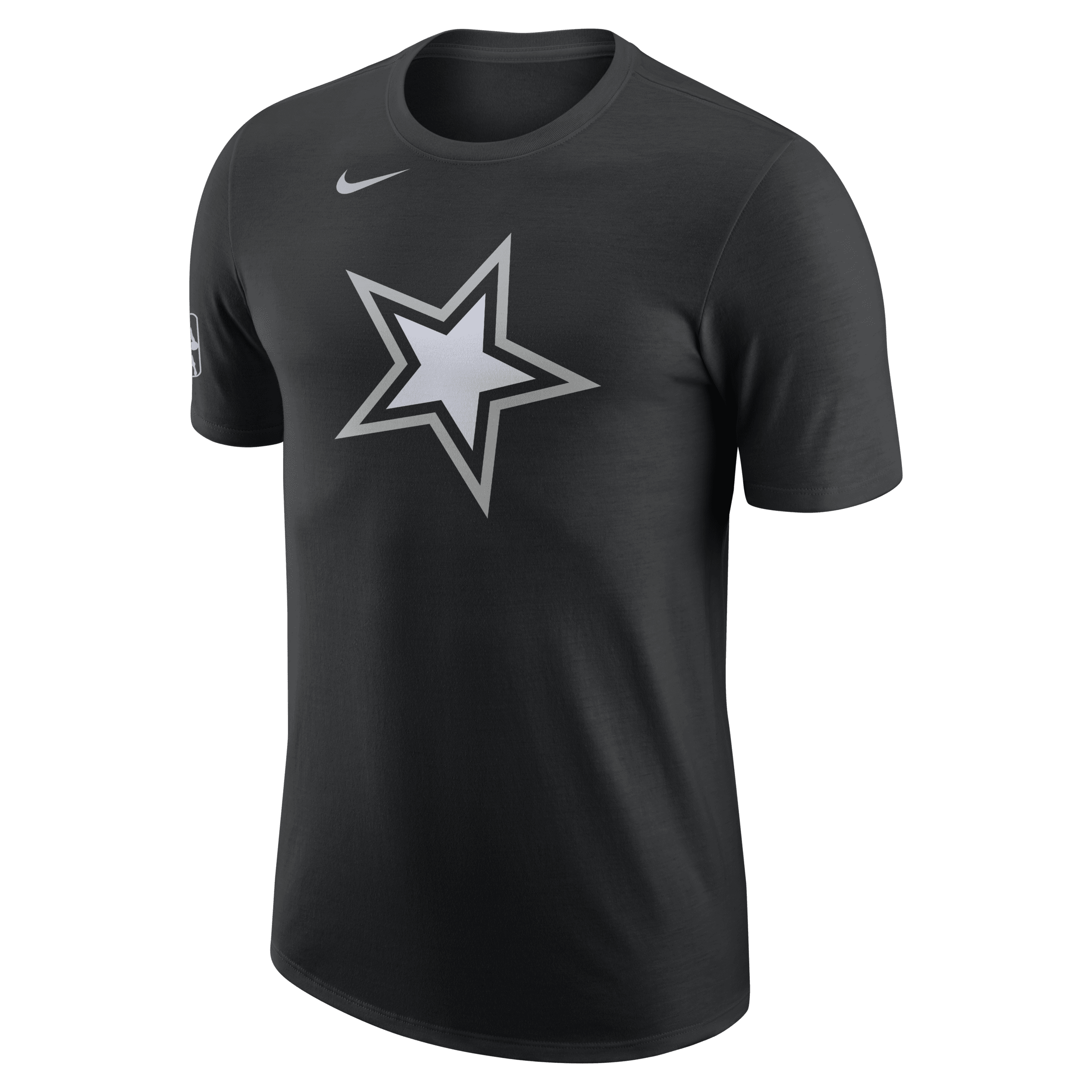 Nike Orlando Magic Basketbal Team Logo T-shirt Black Heren