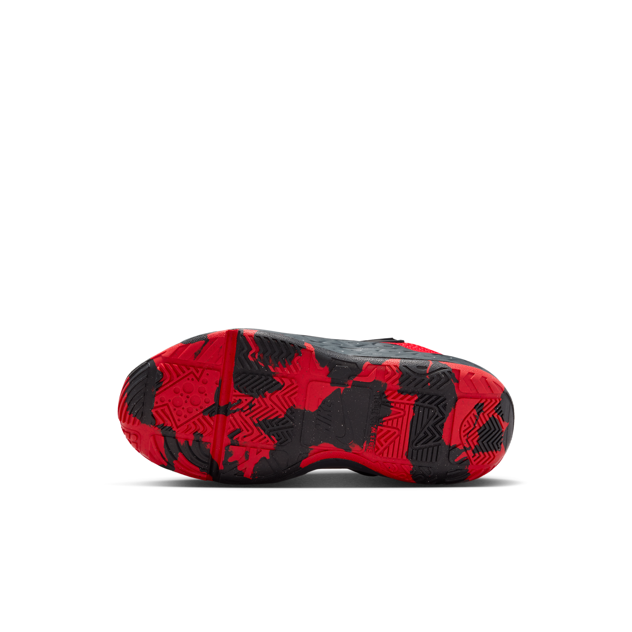 Thumbnail - Nike Team Hustle D 12 Schuh (jüngere Kinder) - Rot