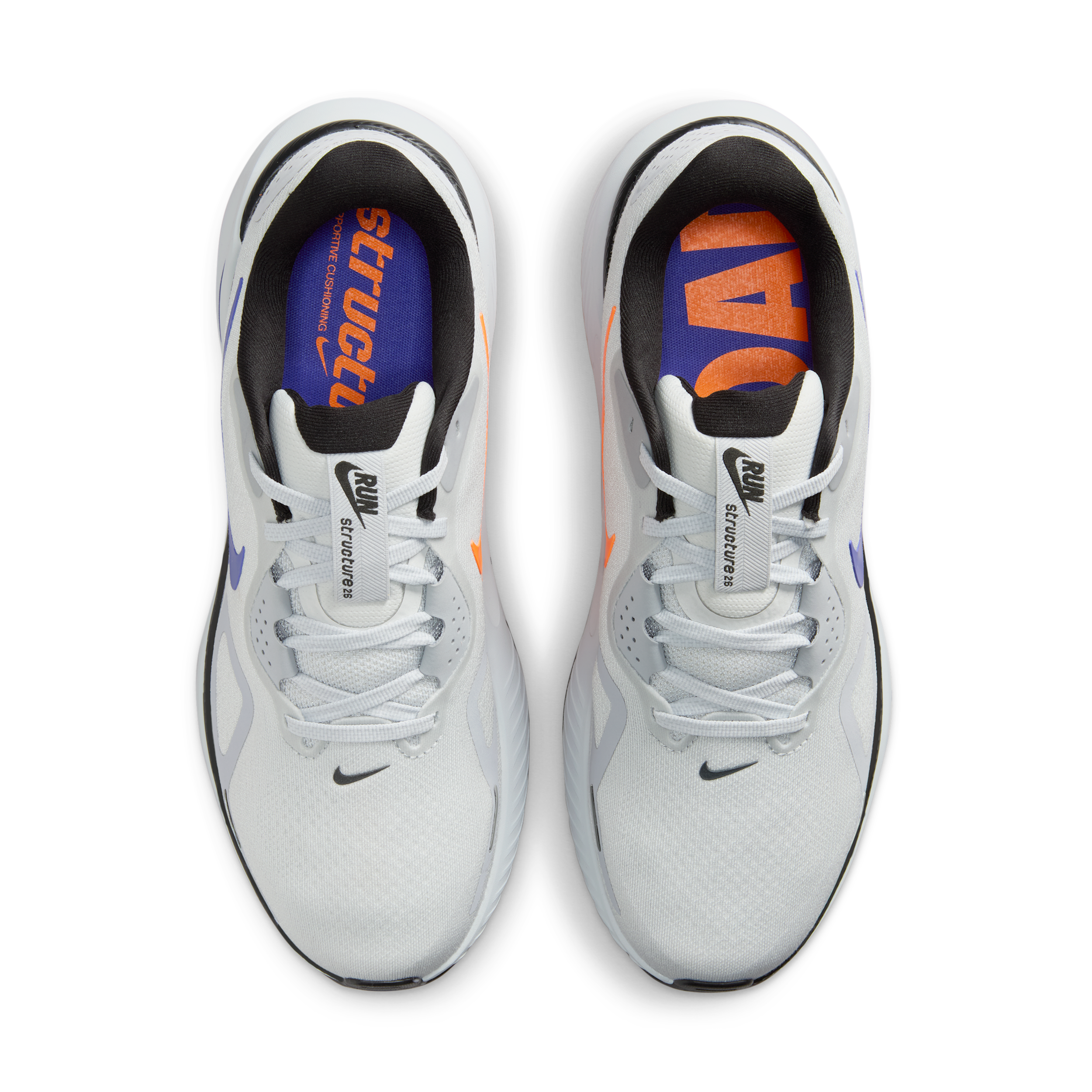 Nike Structure 26 hardloopschoenen voor heren (straat) Grijs