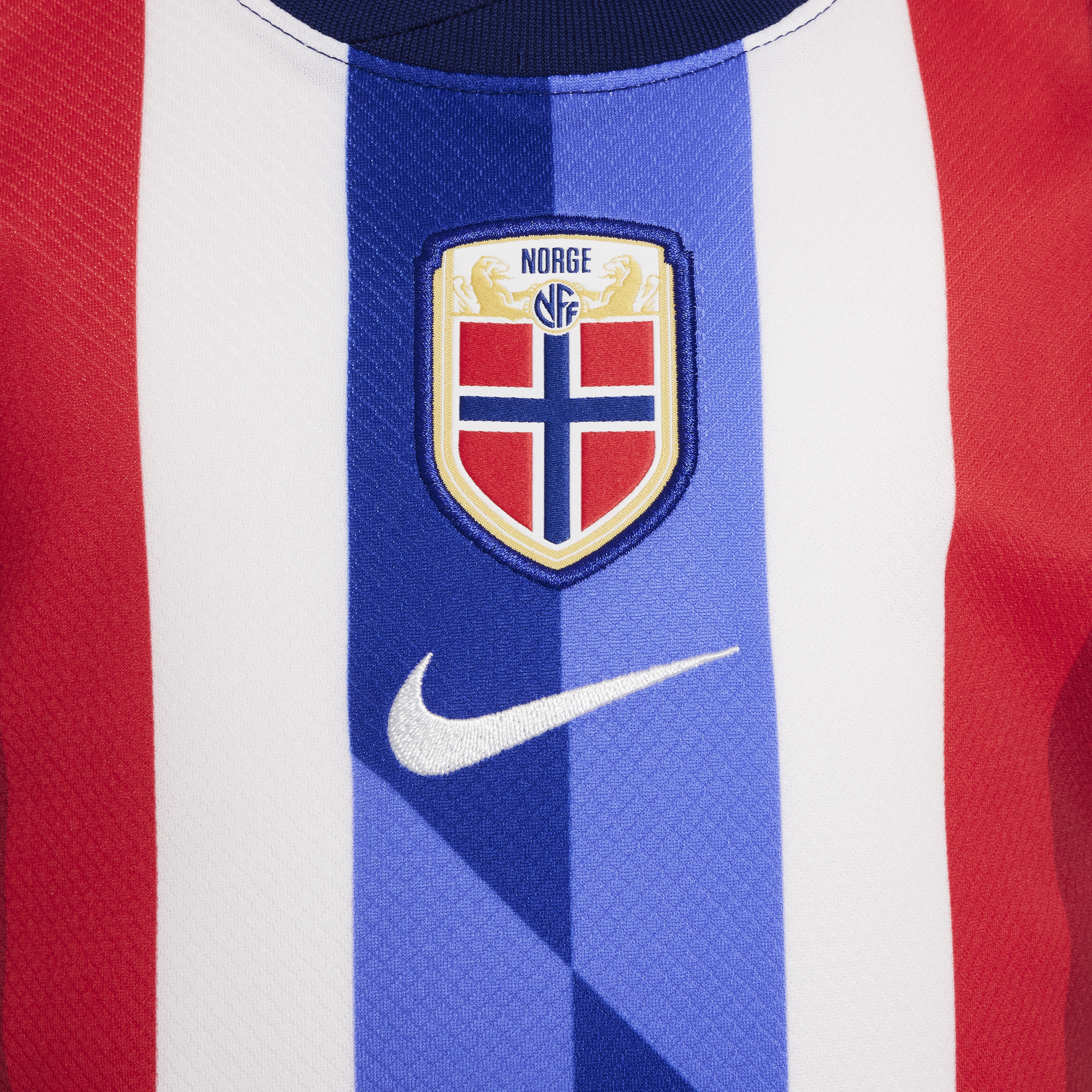 Nike Noorwegen 2024 Stadium Thuis driedelig replica voetbaltenue voor kleuters Rood