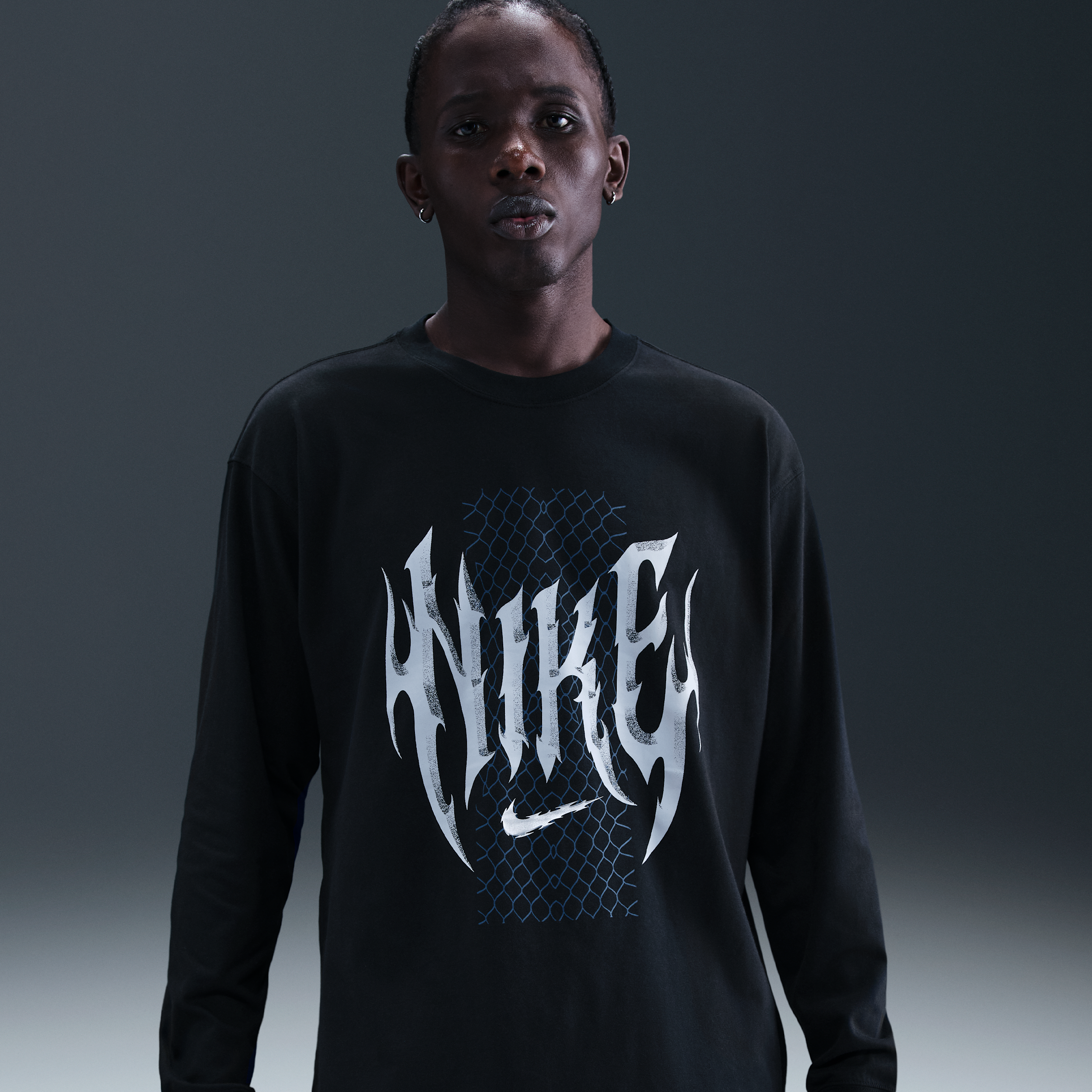 Thumbnail - Nike Basketball-Longsleeve (Herren) - Schwarz