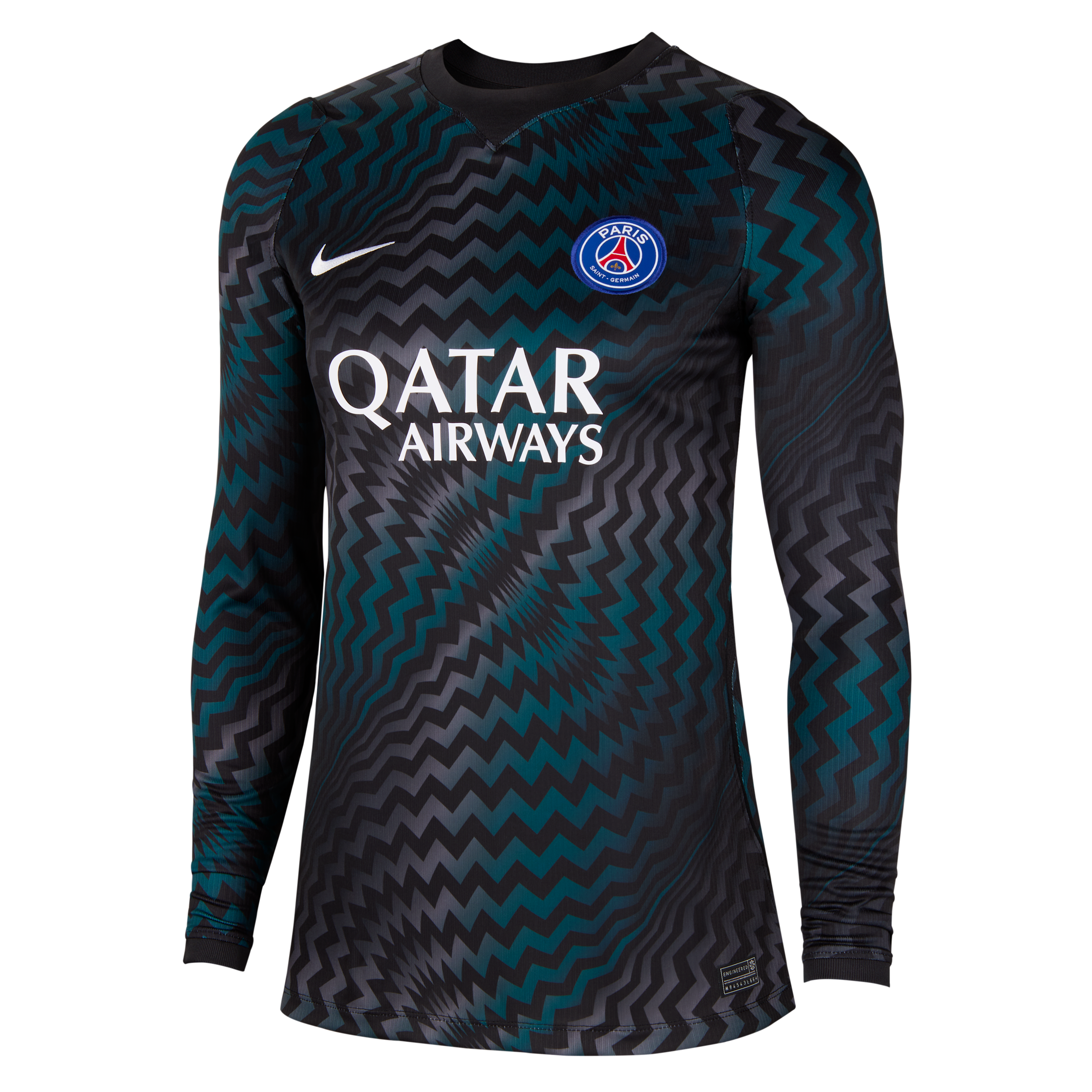 Paris Saint-Germain 2026/27 Stadium Goalkeeper Nike Dri-FIT Replica-fodboldtrøje til kvinder - sort