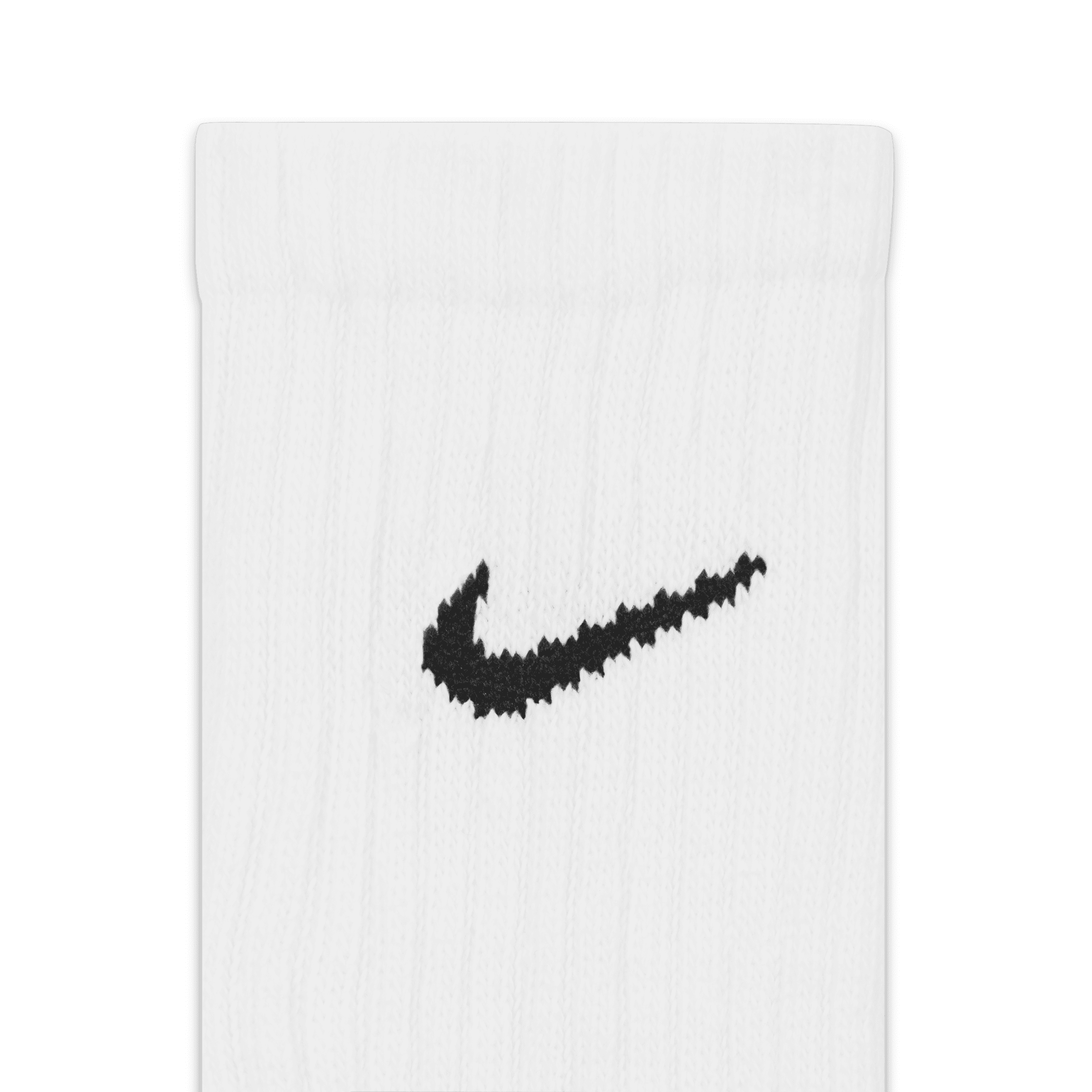 Chaussettes de training mi-mollet Nike Cushioned (3 paires) - Blanc