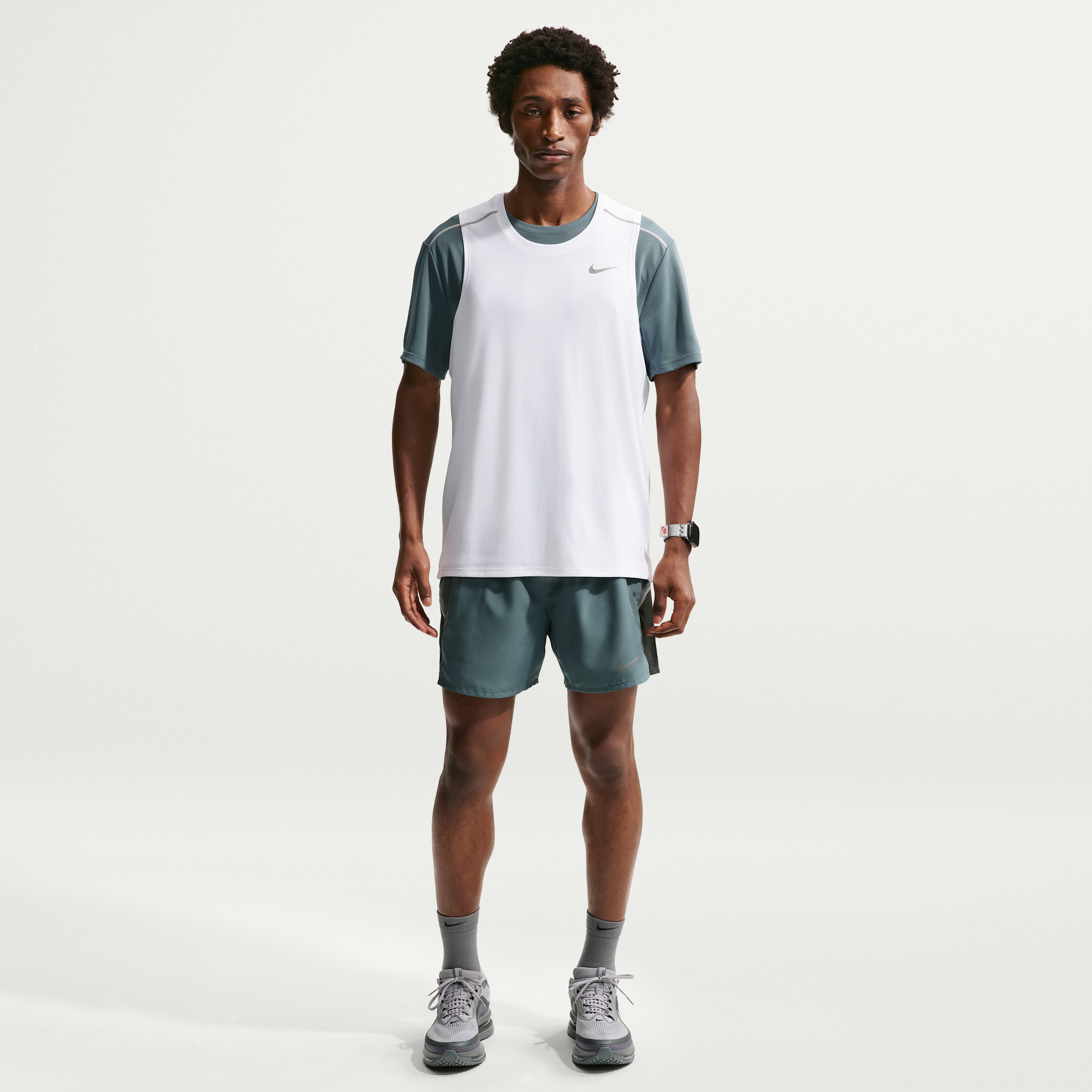 Nike Hardloopbroeken grijs