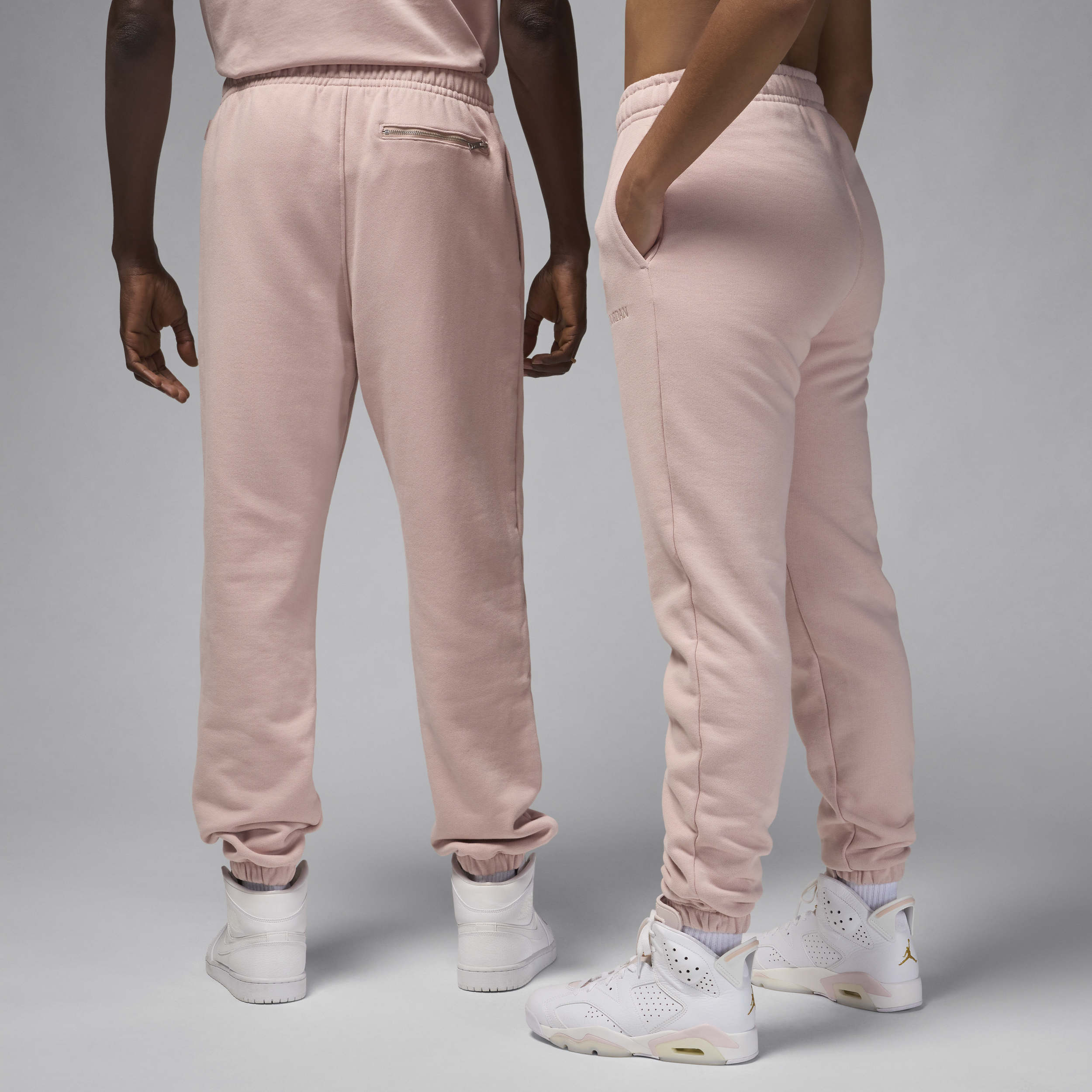 Pantalon en tissu Fleece Air Jordan Wordmark pour homme - Rose