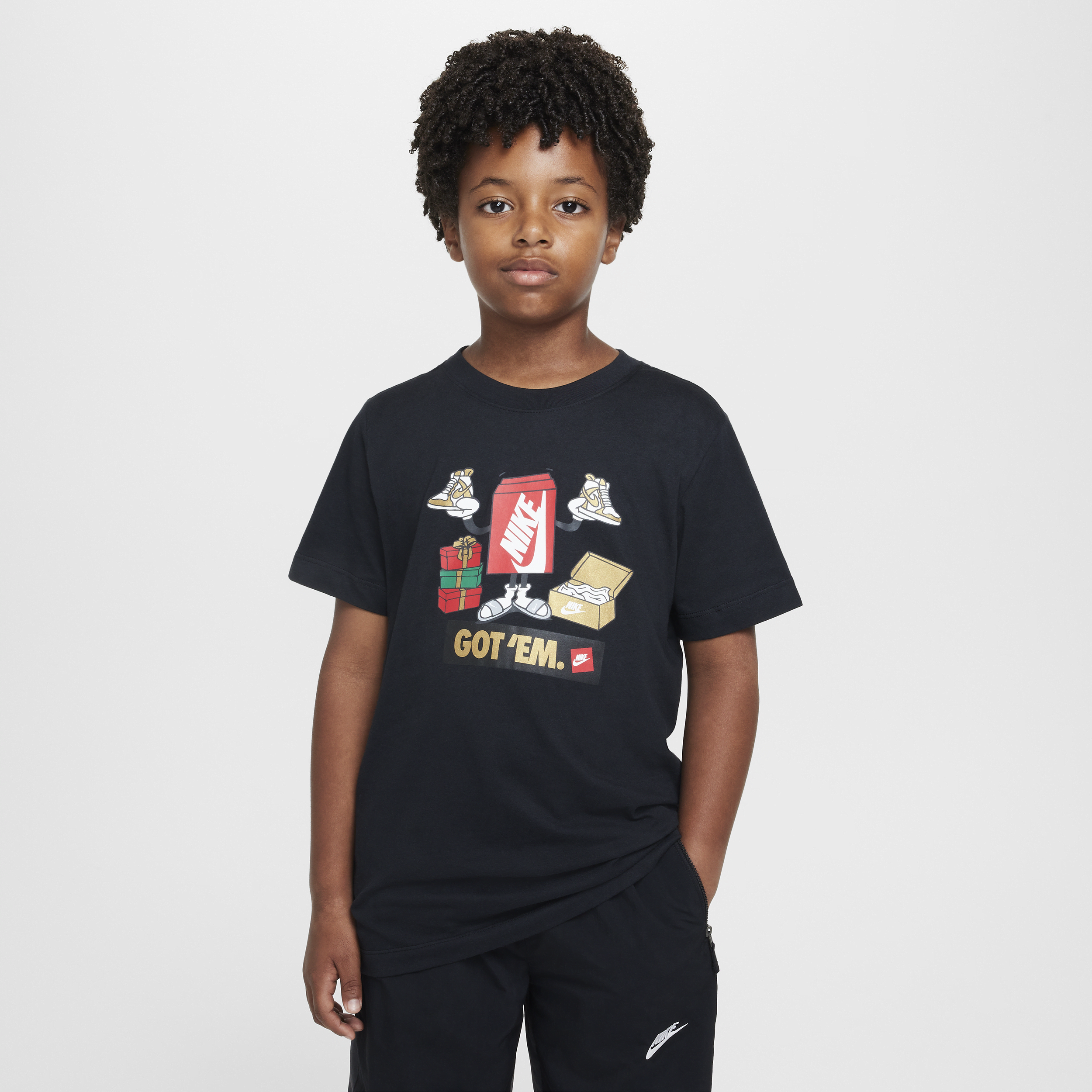 T-shirt Nike Sportswear pour ado - Noir
