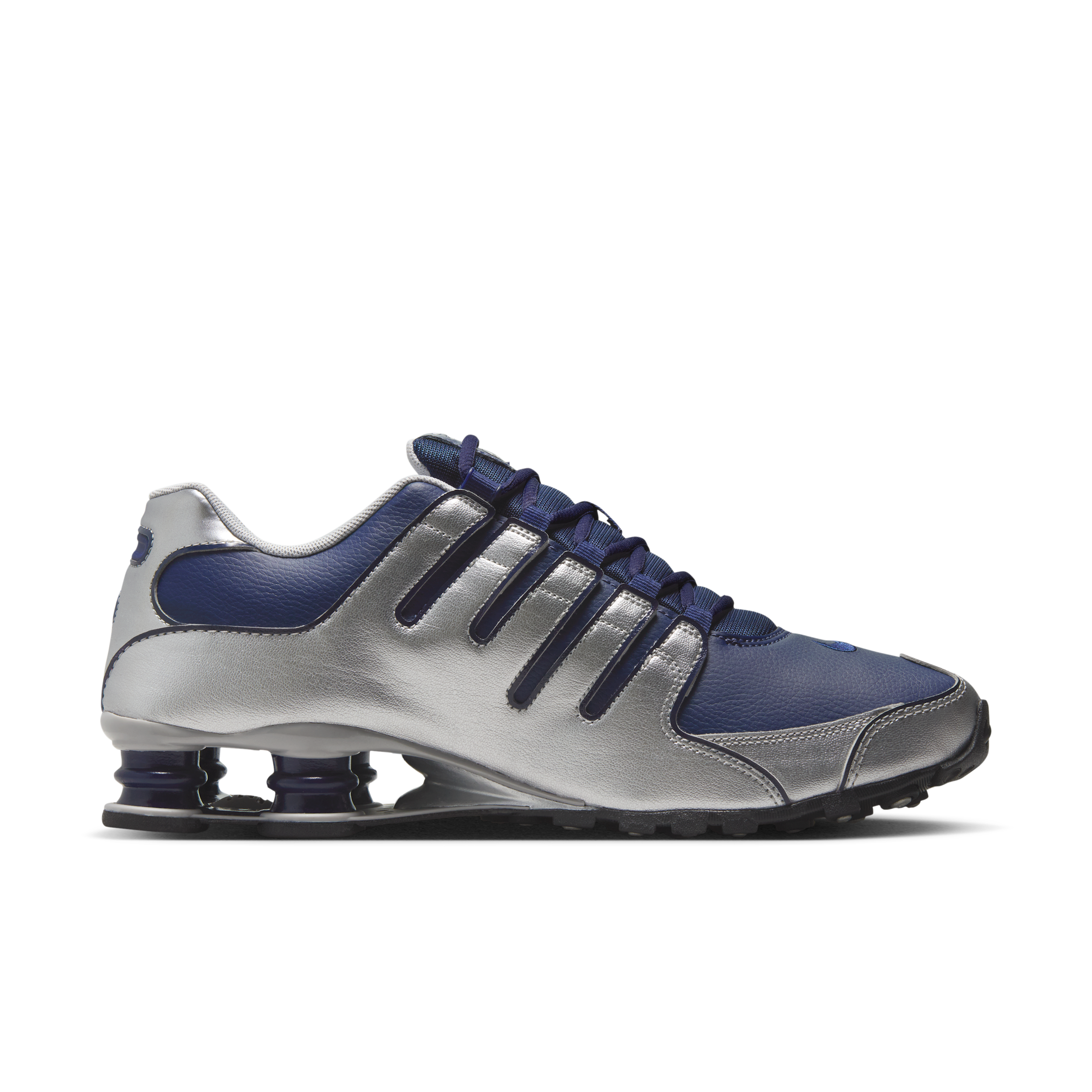 Nike Shox NZ Midnight Navy Metallic Silver - 378341-402