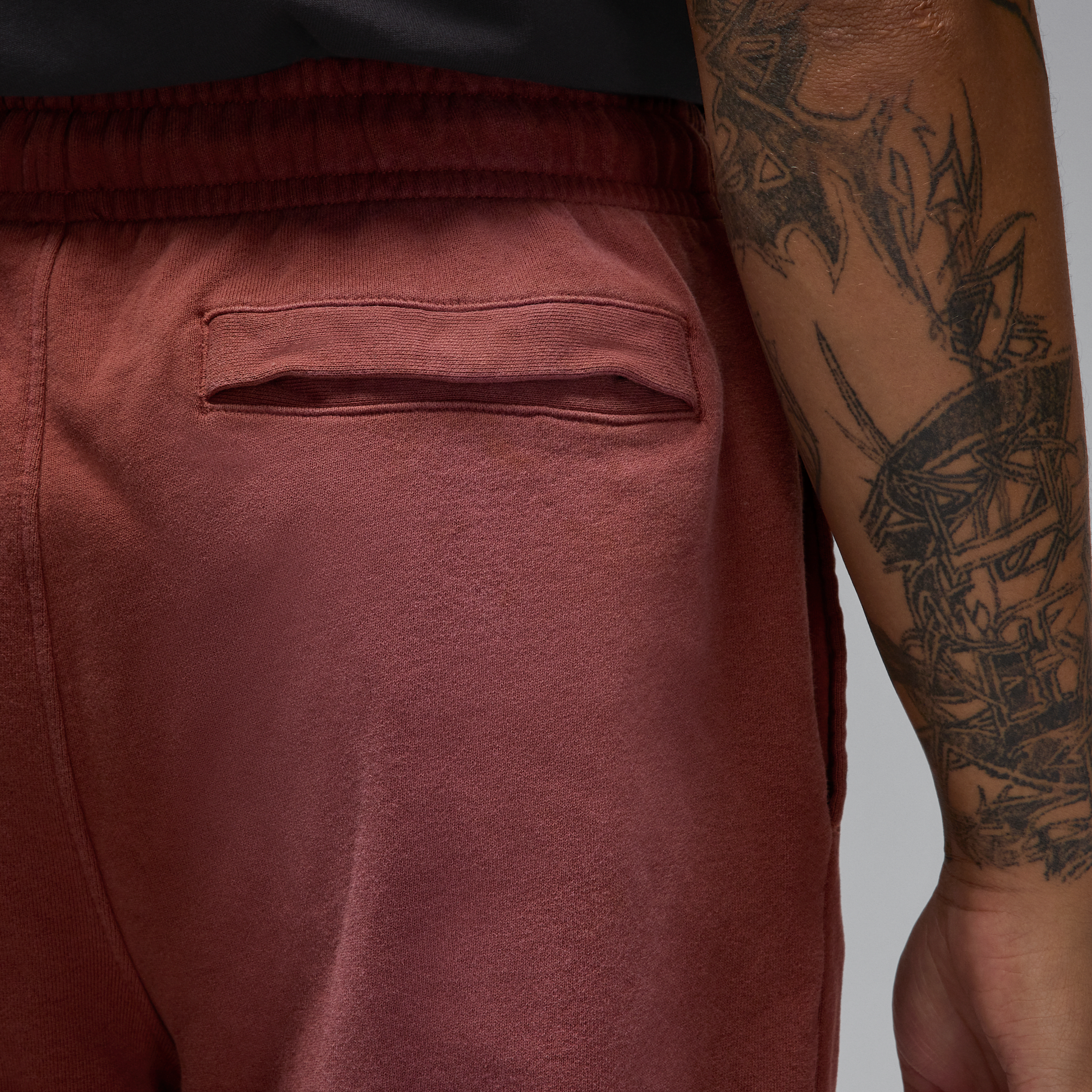 Pantalon en tissu Fleece Jordan Flight pour homme - Marron