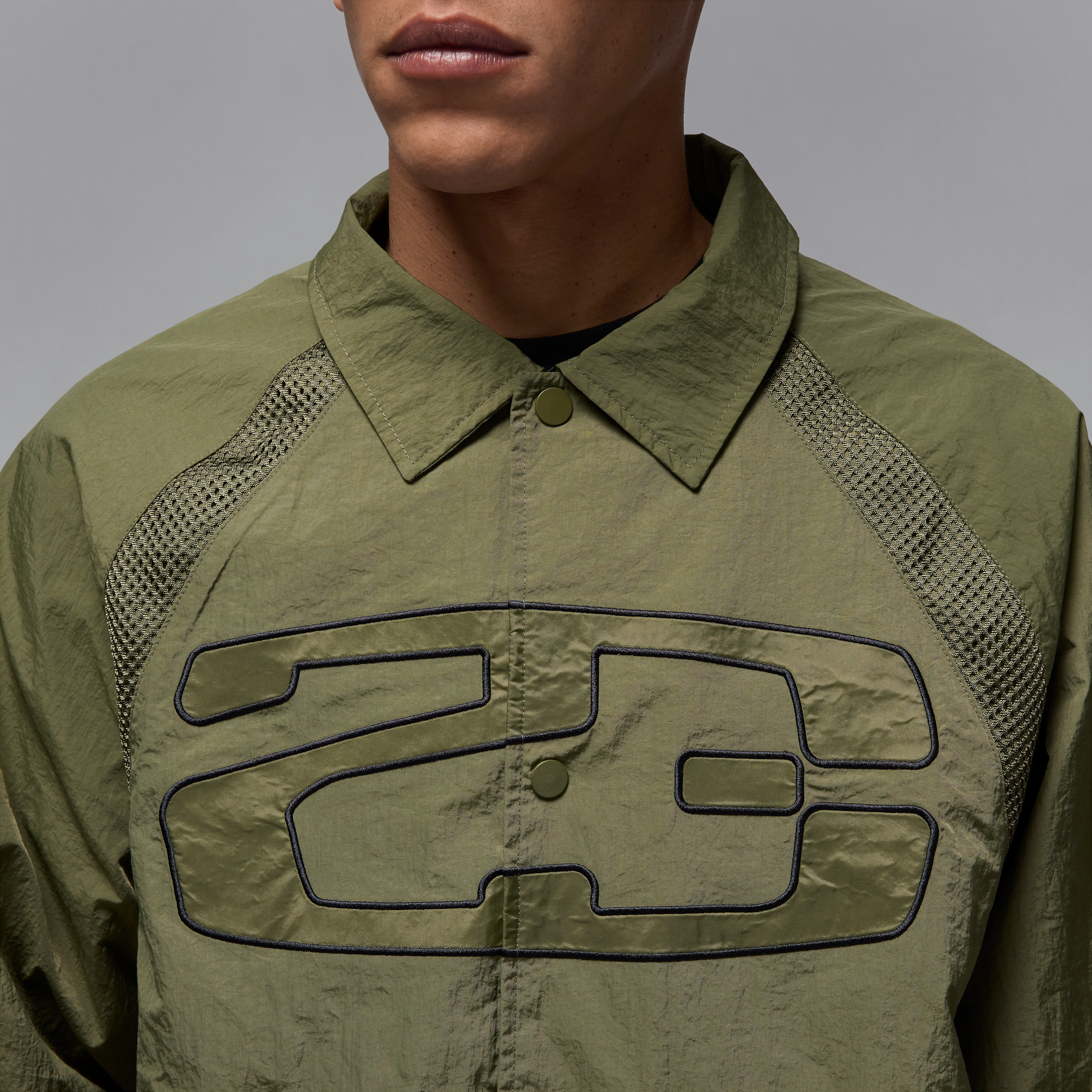Veste de coach Jordan Essentials pour homme - Vert