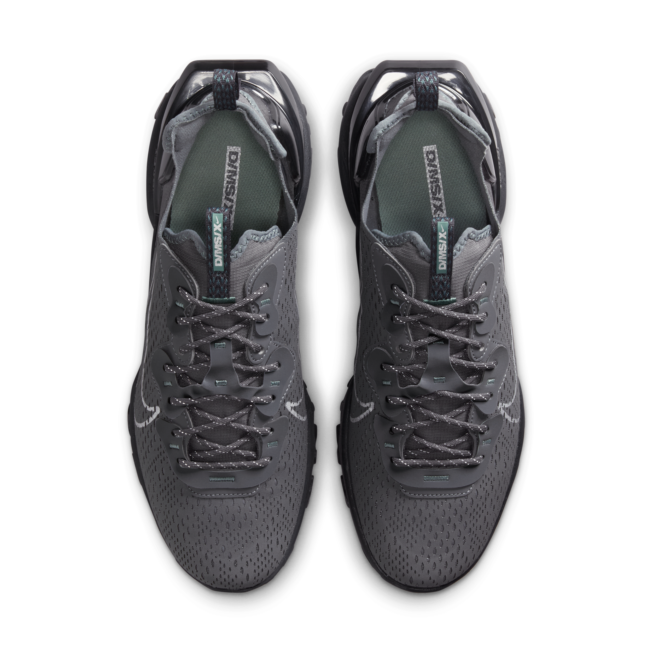 nike react vision black on feet