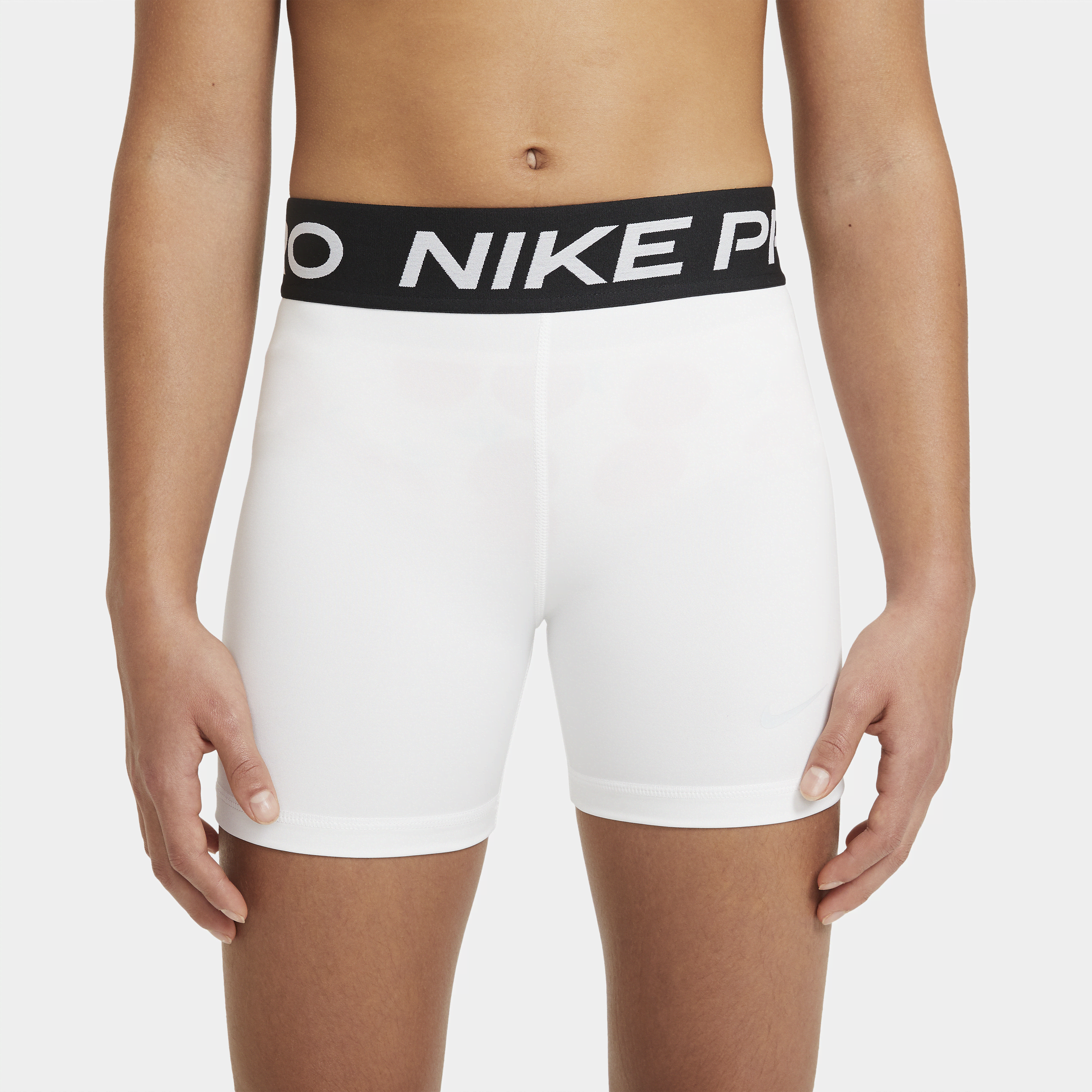 Thumbnail - Nike Pro Shorts (Mädchen) - Weiß