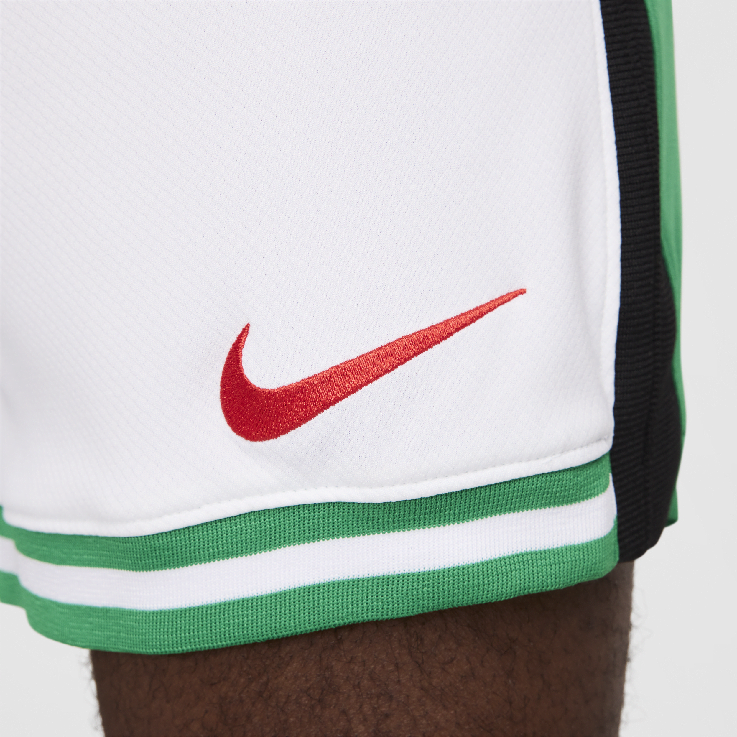 Nike Nigeria 2024 Stadium Thuis Dri-FIT replica voetbalshorts voor heren Wit