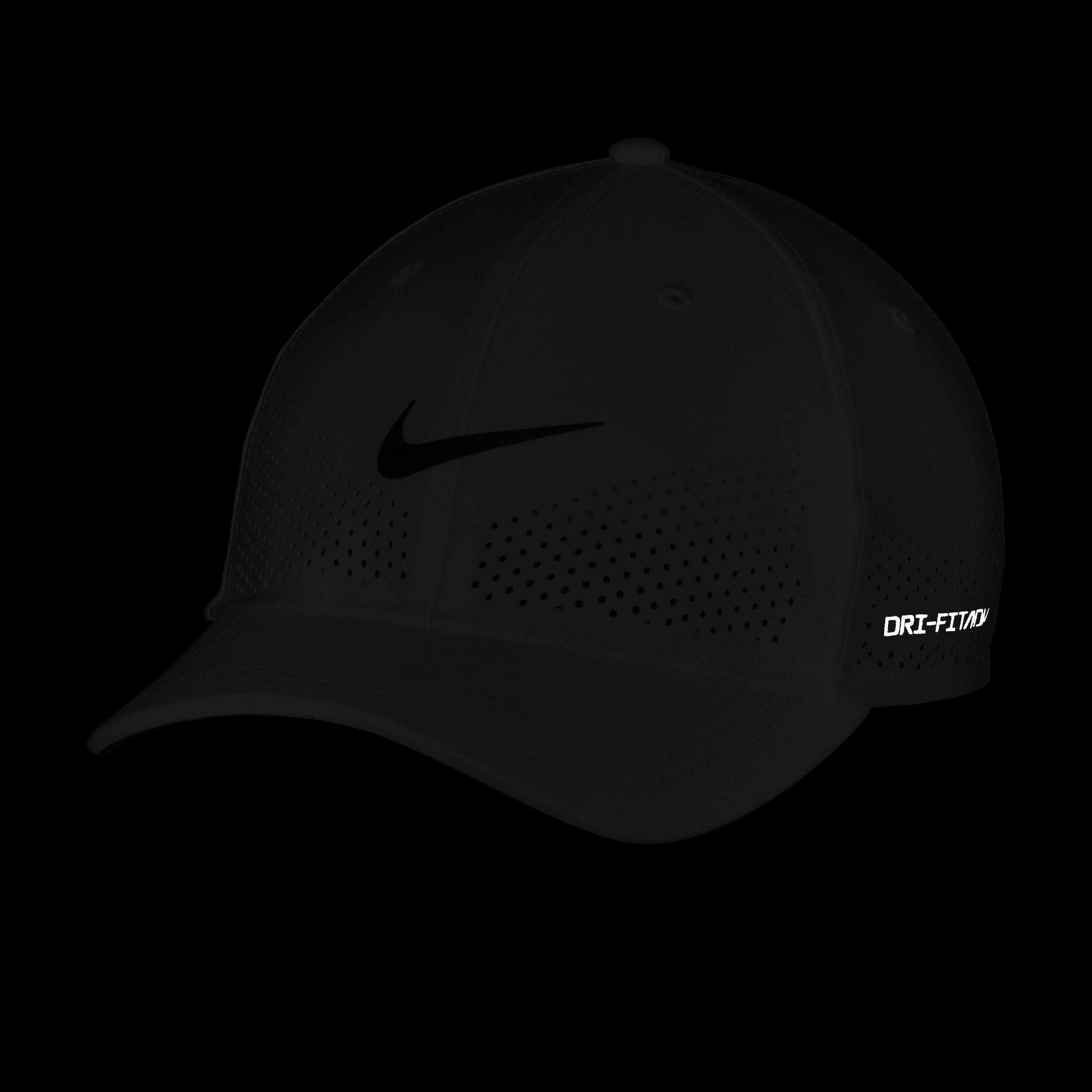 Thumbnail - Nike Dri-FIT ADV Club strukturierte SwooshFlex-Cap - Weiß