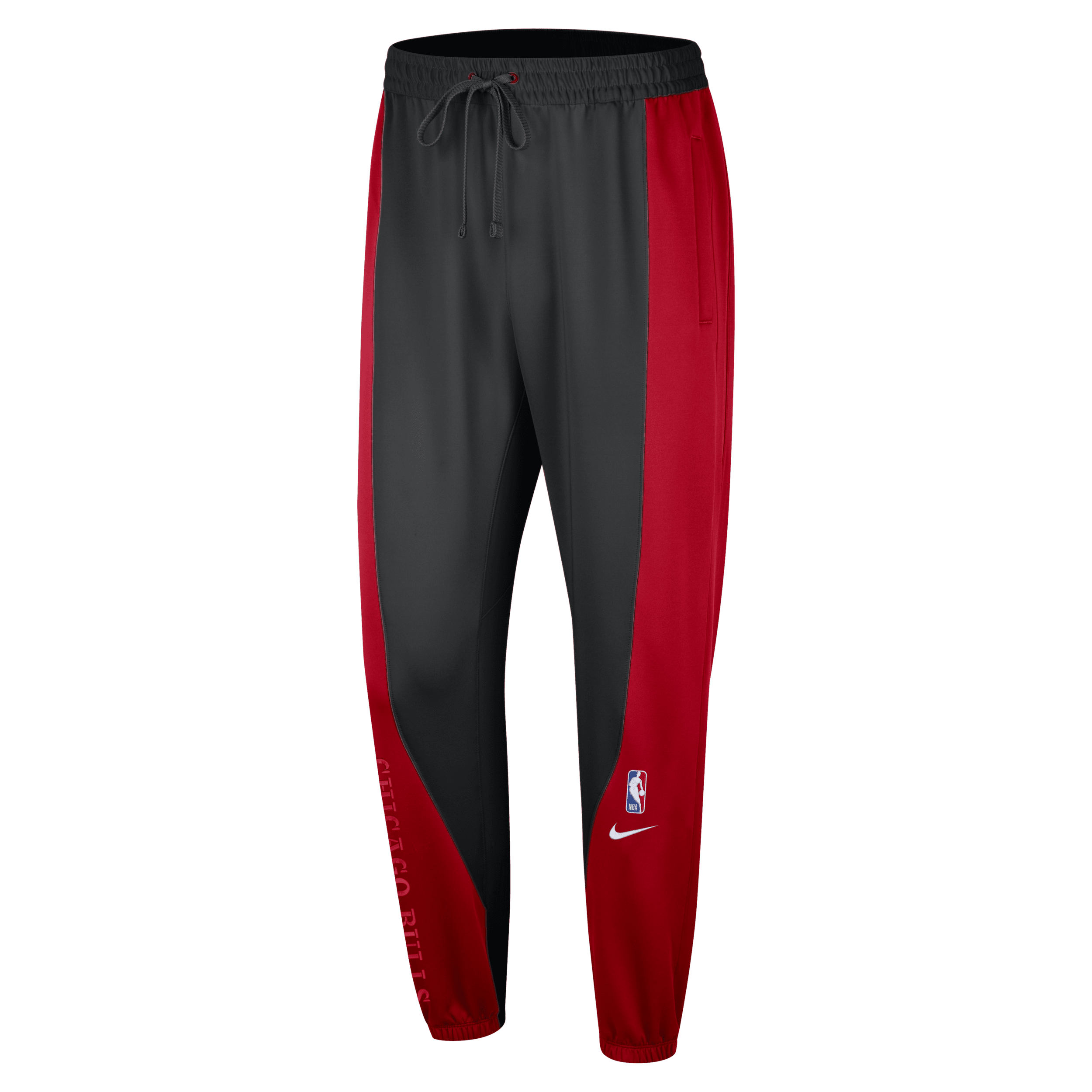 Pantalon Nike Dri-FIT NBA Chicago Bulls Showtime pour homme - Rouge