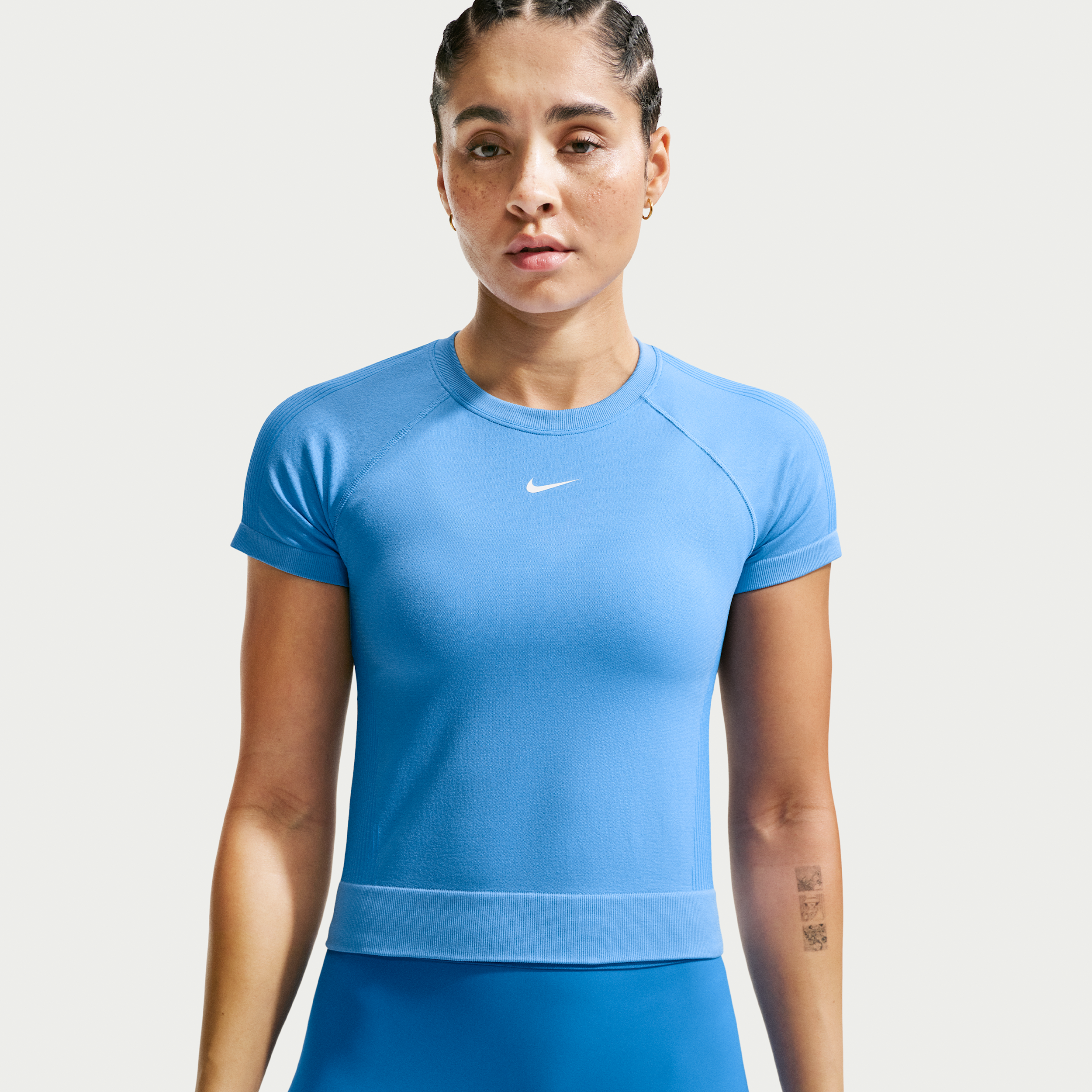 T-shirt Dri-FIT Nike Pro Seamless – Donna - Blu