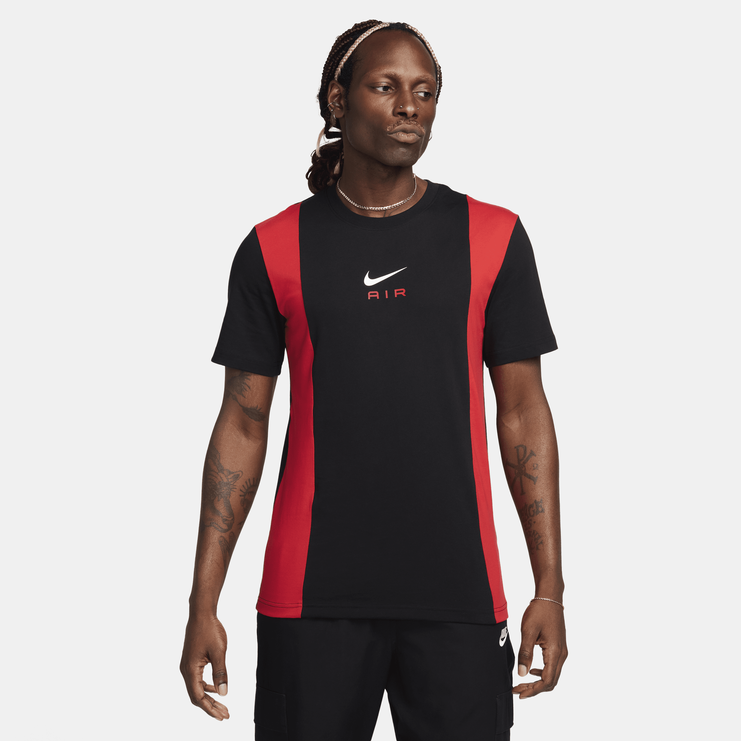 Nike Air Herentop met korte mouwen Zwart