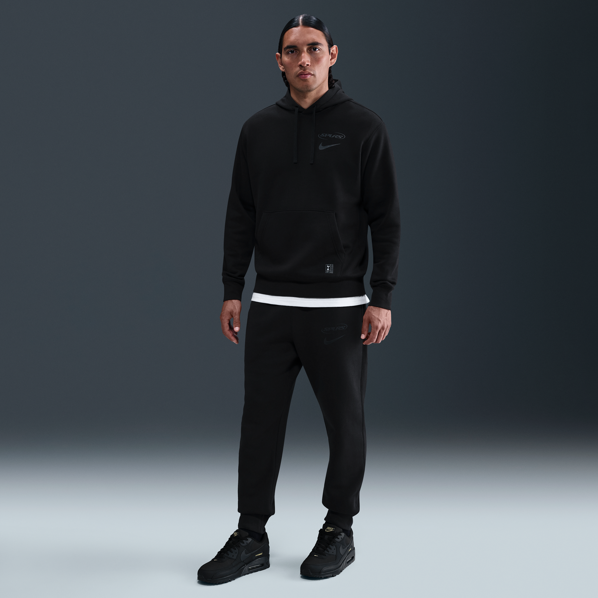 Tottenham Hotspur Club Mens Nike Football Joggers - Black - Cotton/Polyester