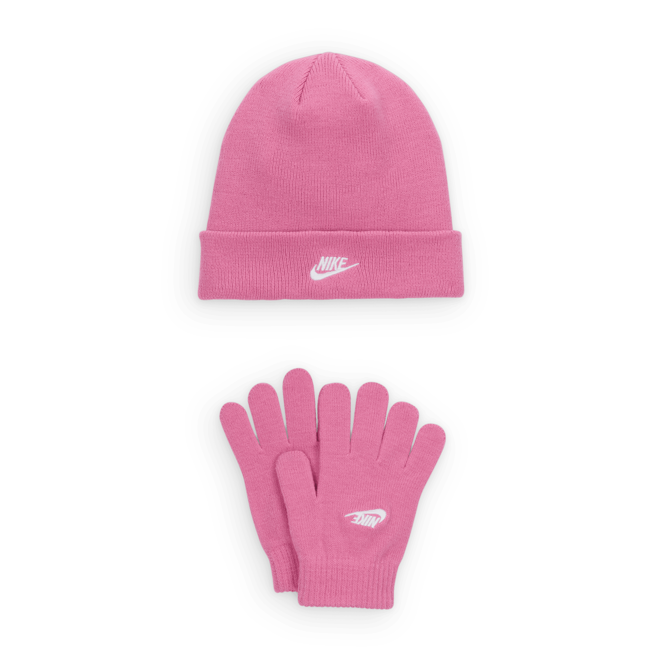 Ensemble bonnet et gants de club Nike pour enfant - Rose