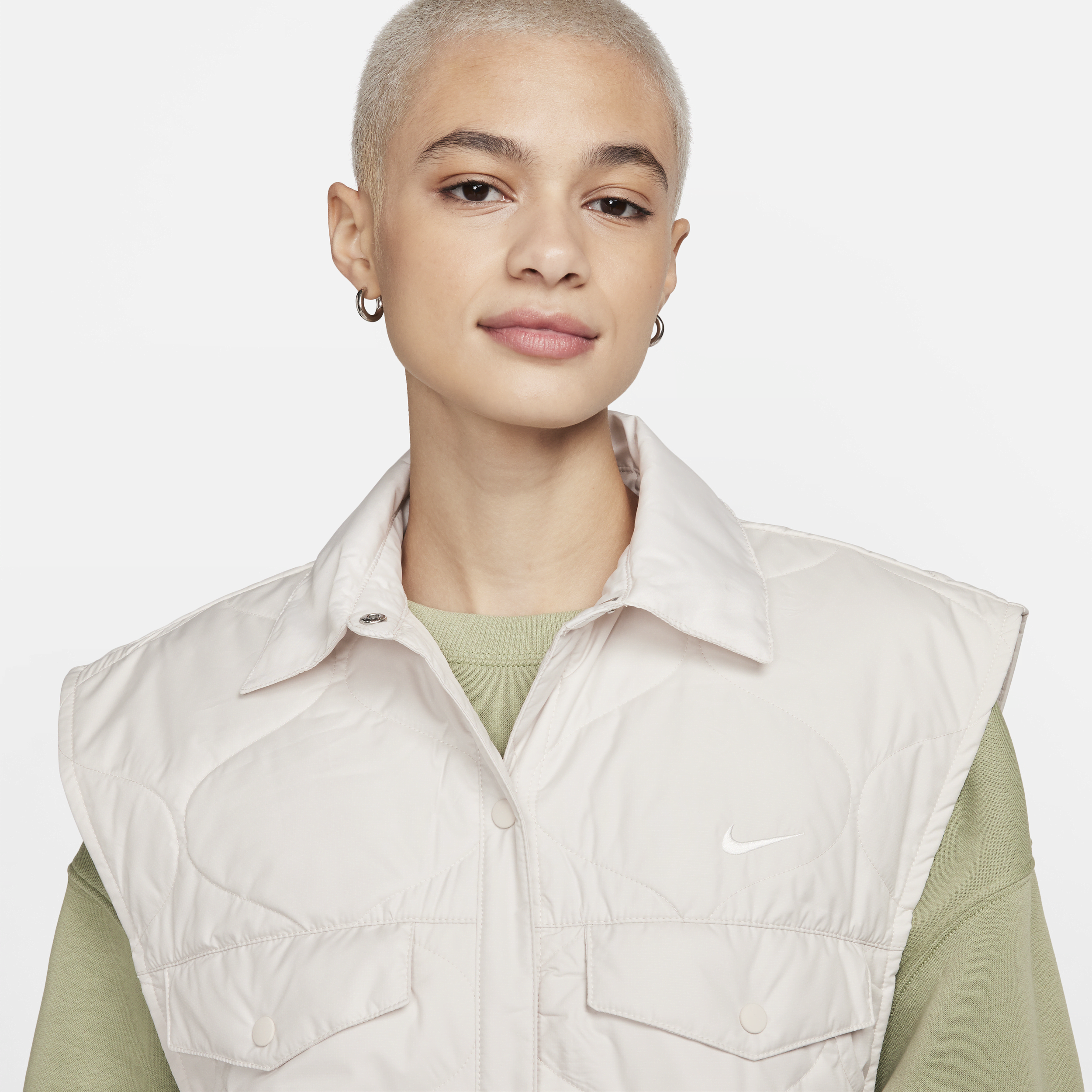 Nike Sportswear Essential vest voor dames Bruin