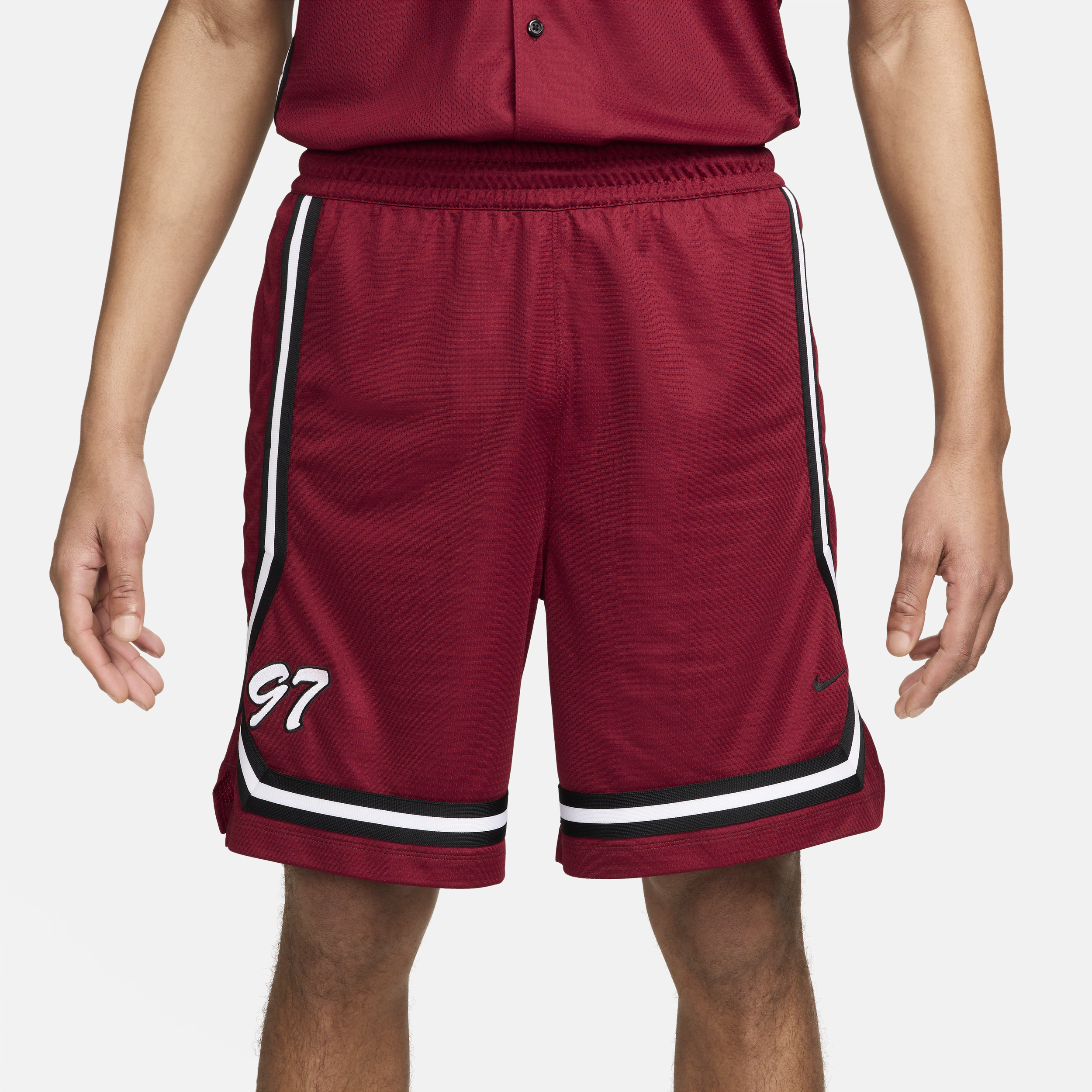 Nike DNA Crossover Dri-FIT basketbalshorts voor heren (21 cm) Rood