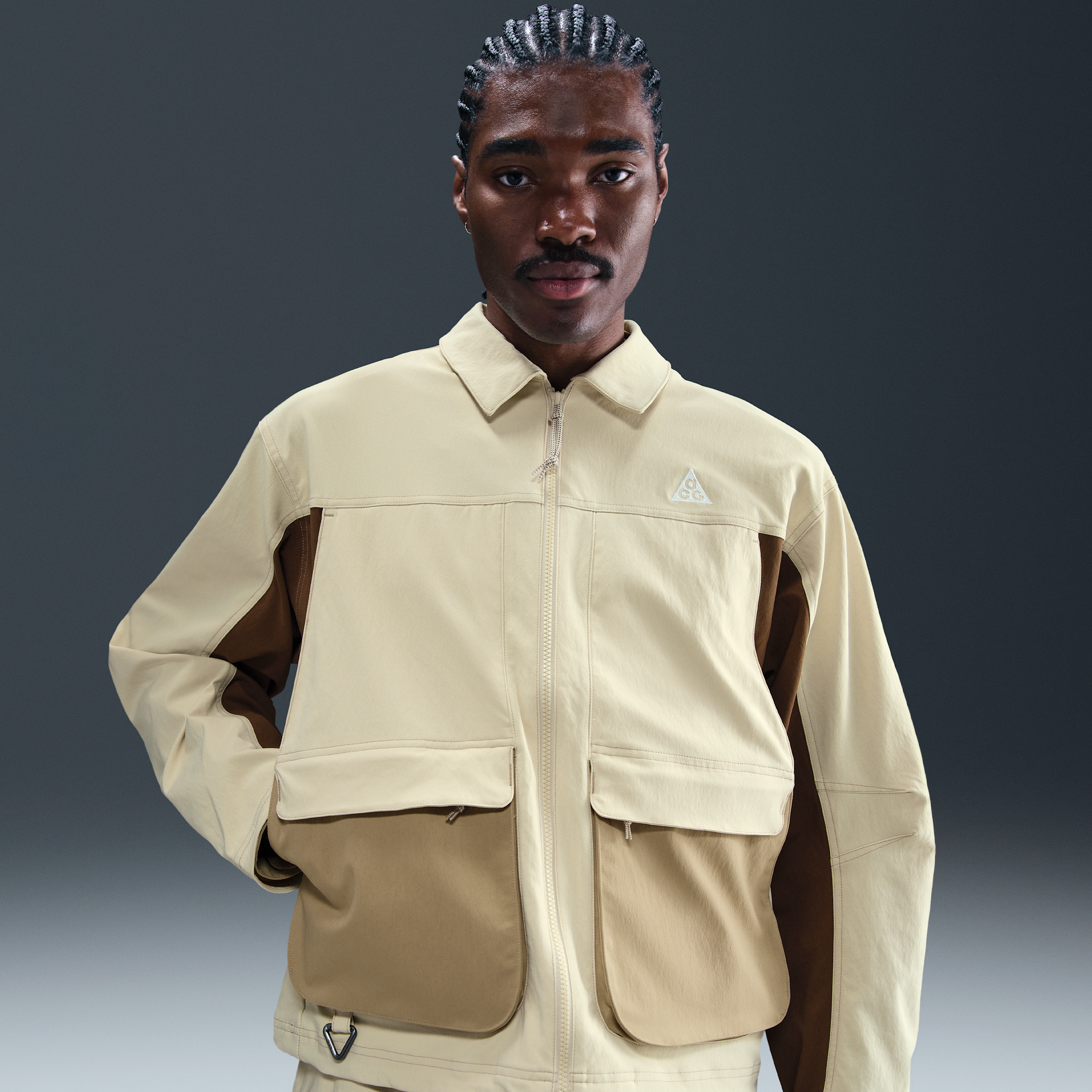 Nike ACG Smith Summit Mens UV Jacket - Brown - Nylon/Elastane