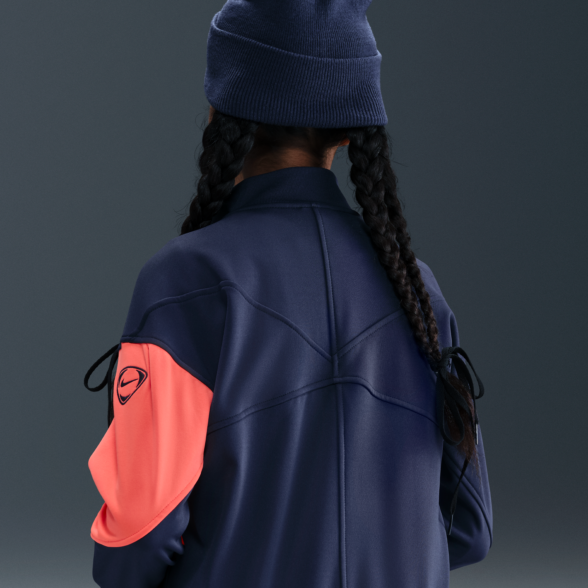 Thumbnail - FC Barcelona Academy Pro Third Nike Dri-FIT Total 90 Fußball-Hymnenjacke (ältere Kinder) - Blau