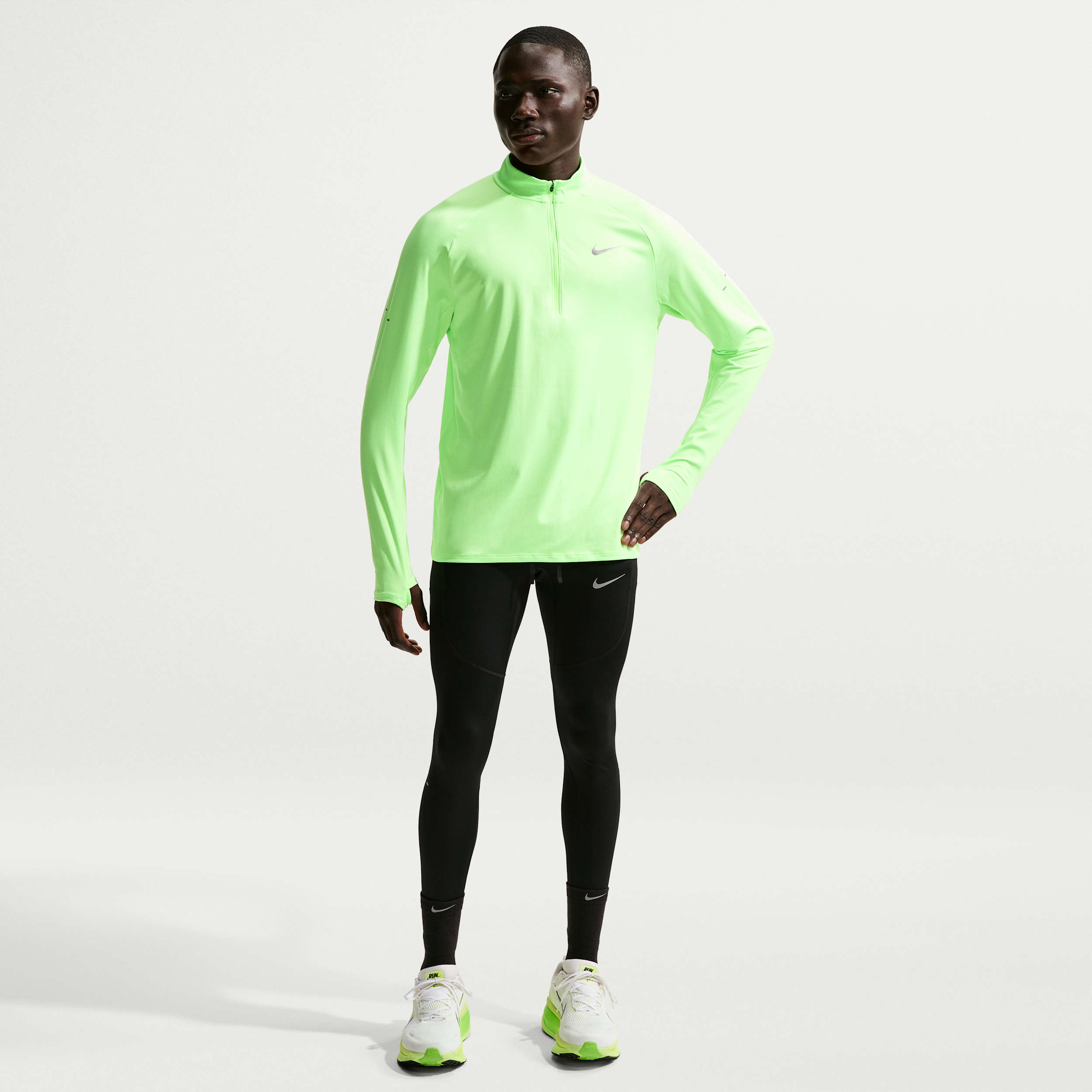 Tights da running Dri-FIT Nike Stride – Uomo - Nero