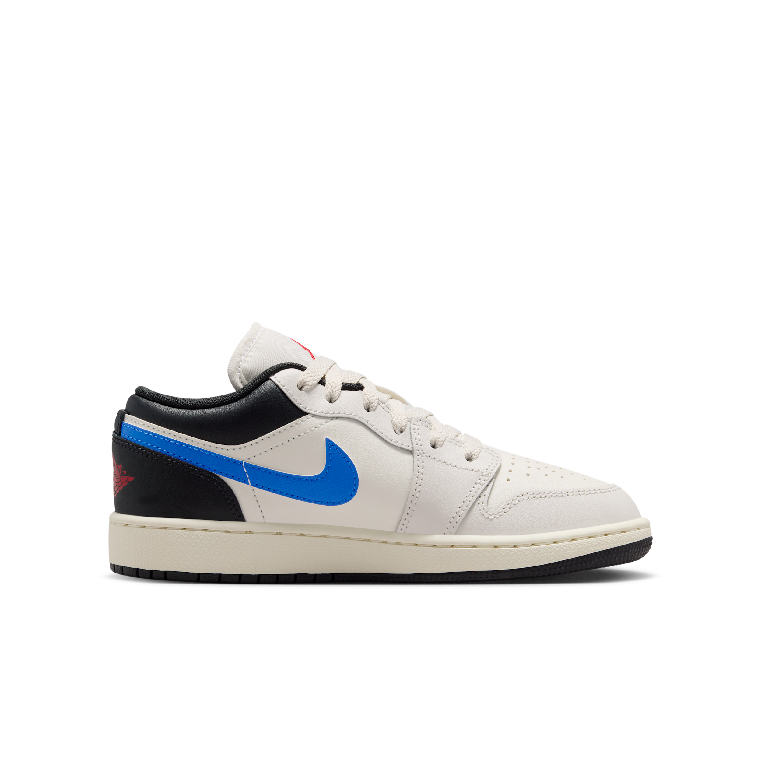 Thumbnail - Air Jordan 1 Low Schuh für ältere Kinder - Grau