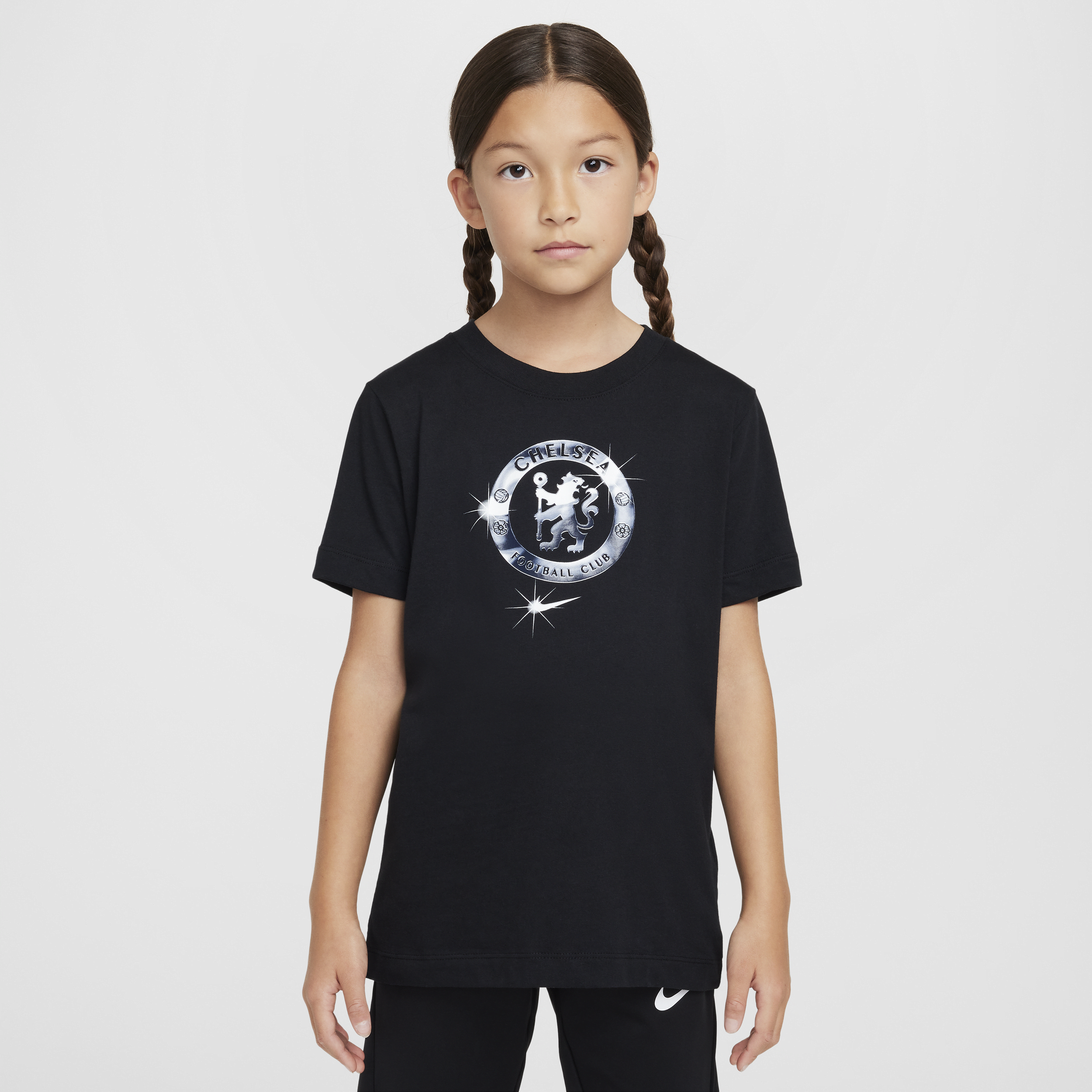 T-shirt Nike Football Chelsea FC pour ado - Noir