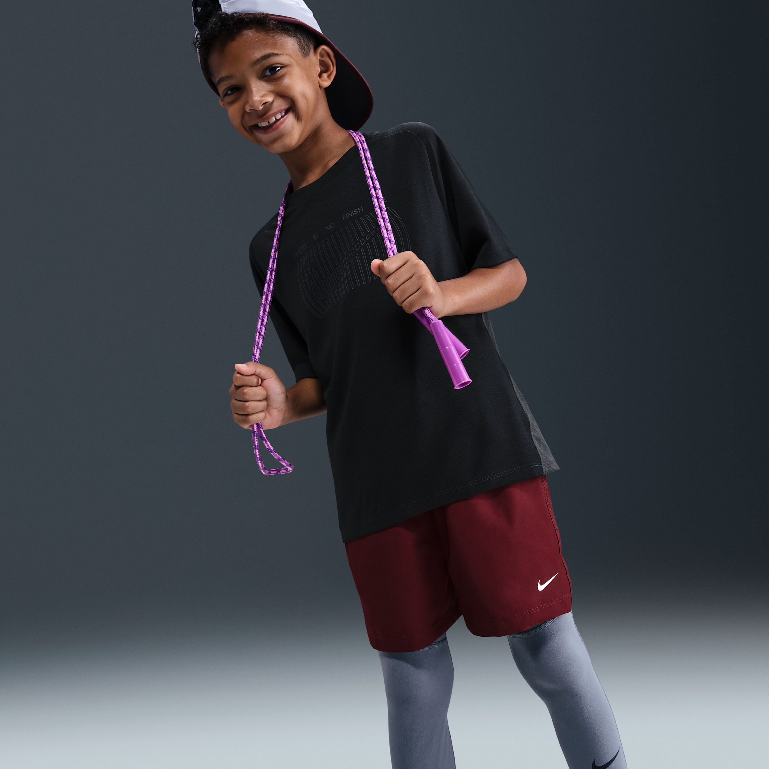 Thumbnail - Nike Multi Dri-FIT T-Shirt (ältere Kinder, Jungen) - Schwarz