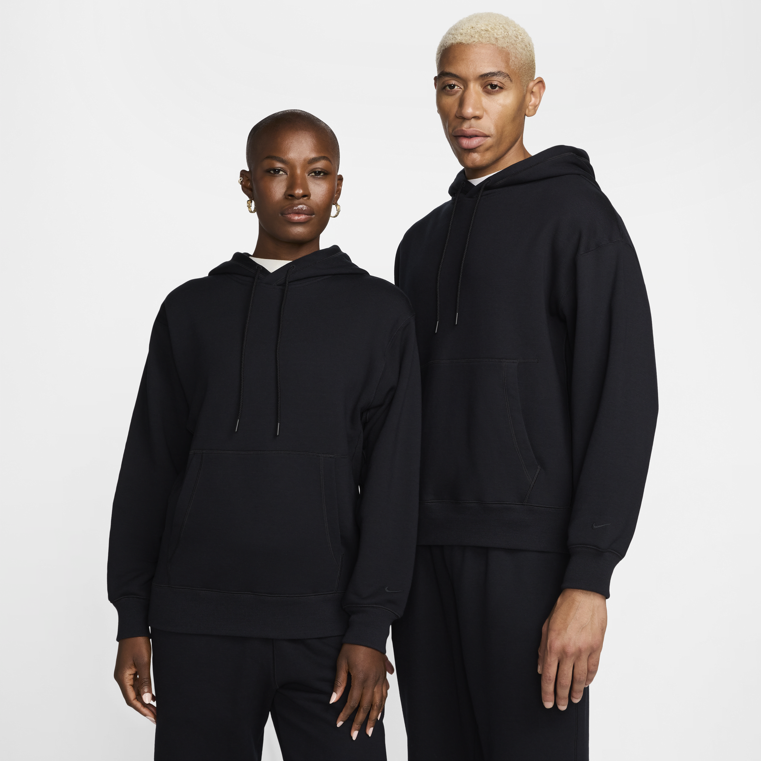 Thumbnail - Nike Wool Classic Hoodie - Schwarz