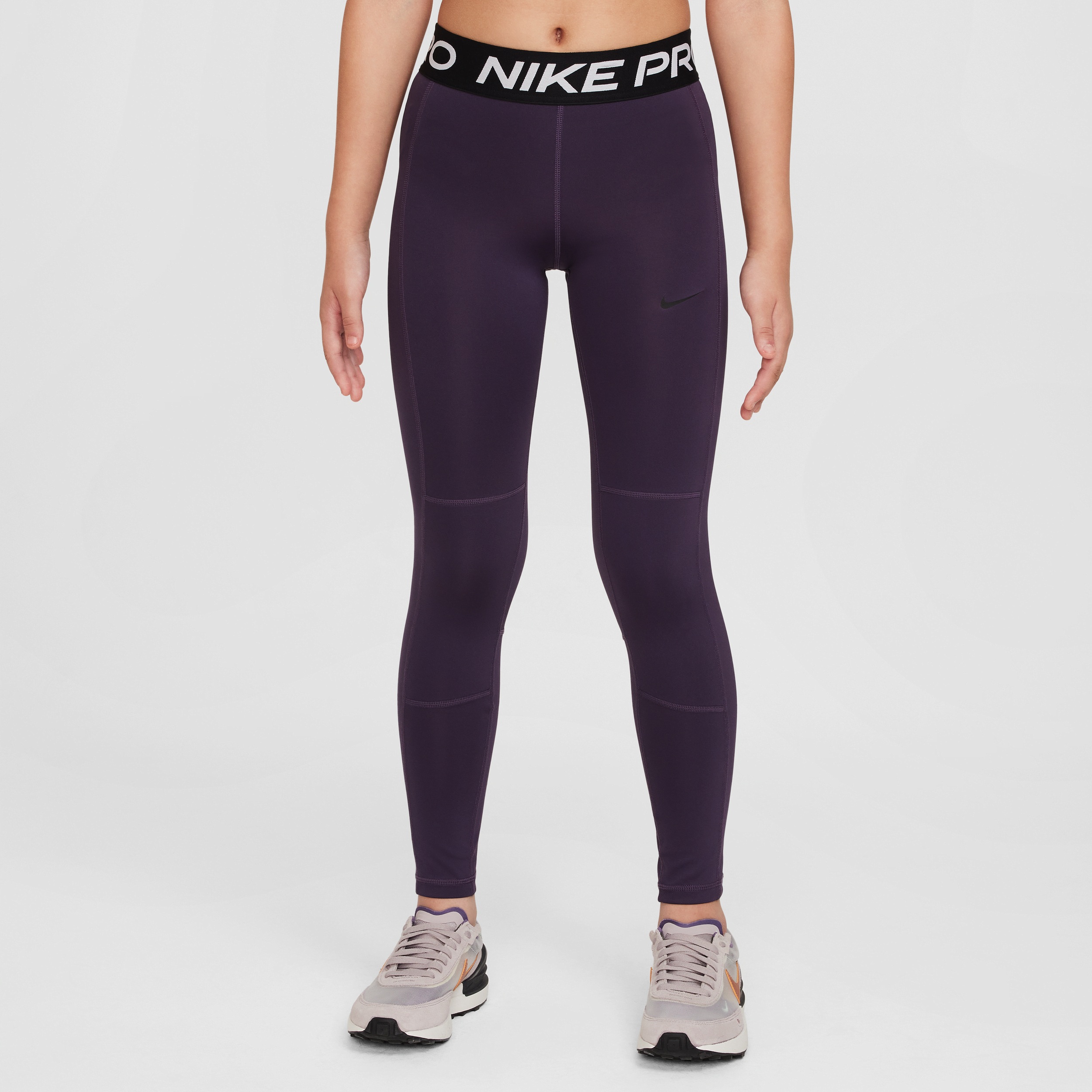 Legging Dri-FIT Nike Pro Leak Protection: Period pour fille - Pourpre