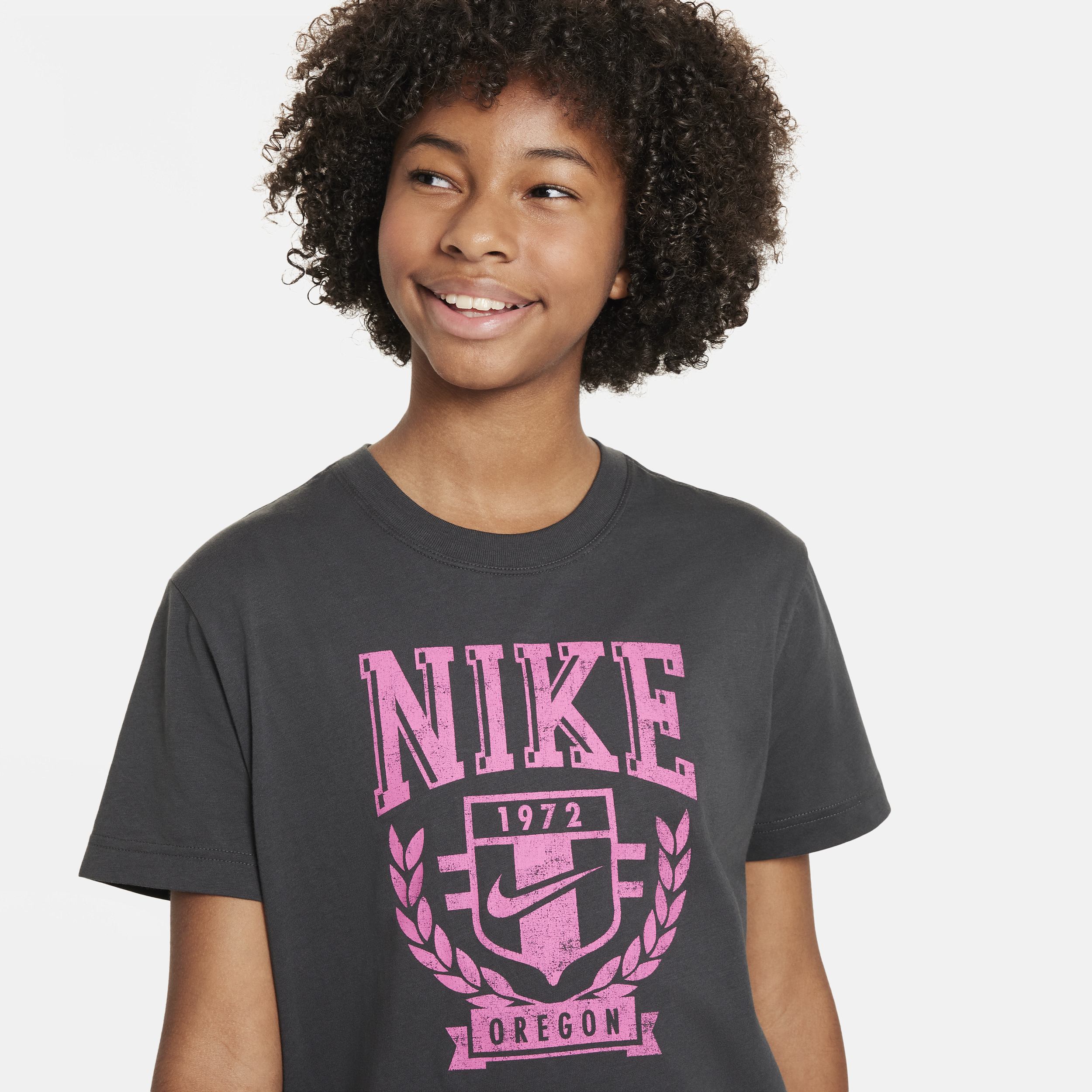 Nike Sportswear T-shirt voor meisjes Grijs
