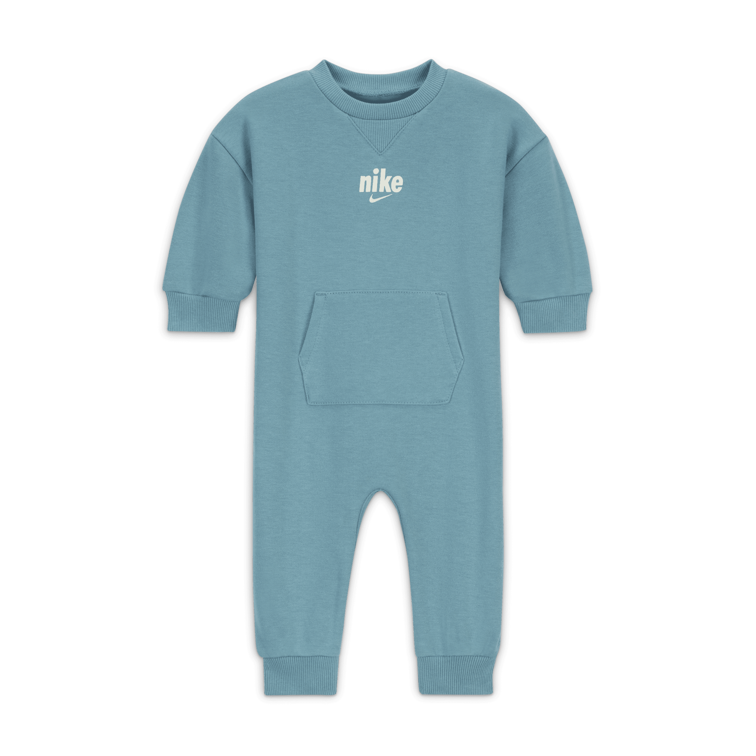 Nike Everyone From Day One crew coverall voor baby's (0-9 maanden) - Blauw