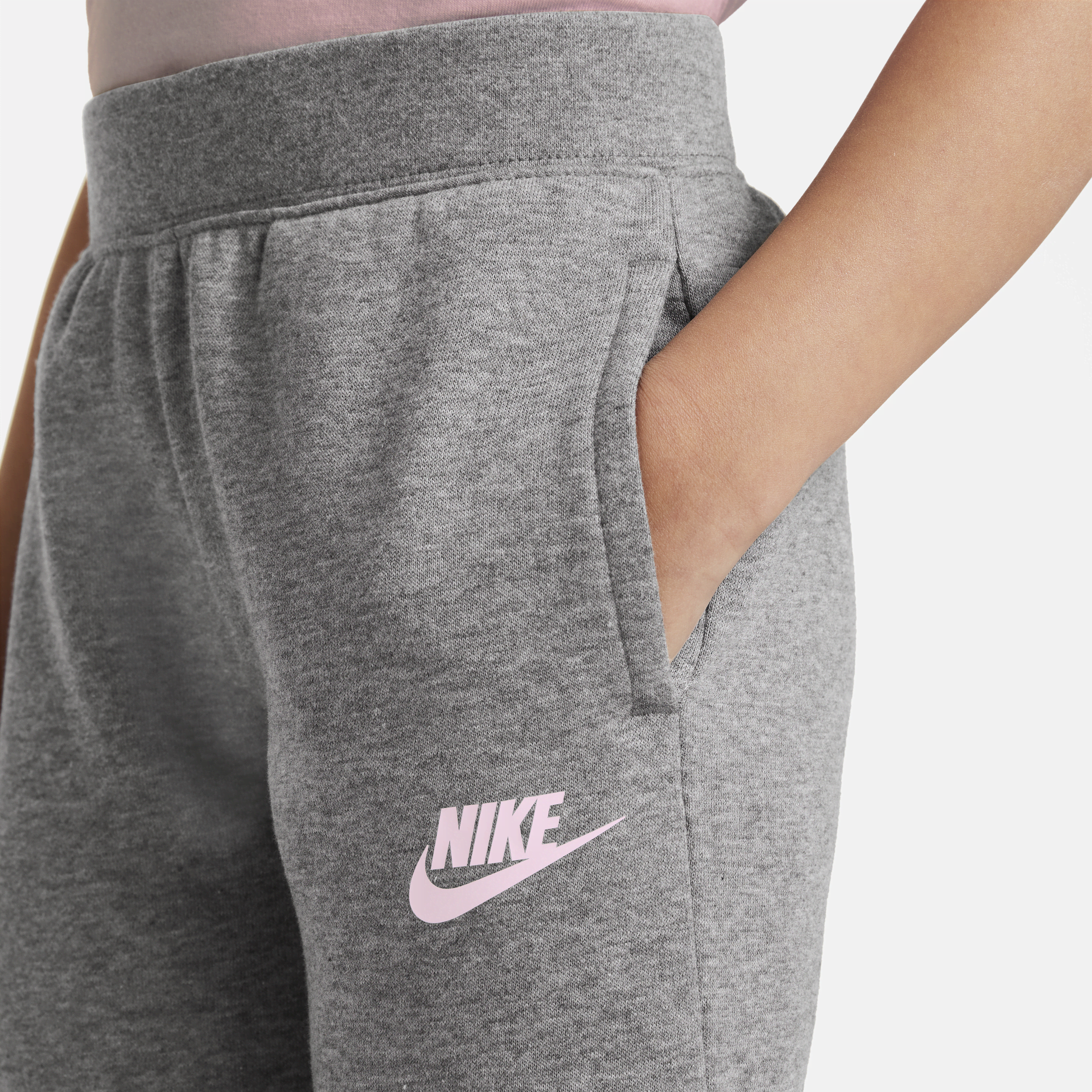 Thumbnail - Nike Club Fleece Hose für jüngere Kinder - Grau