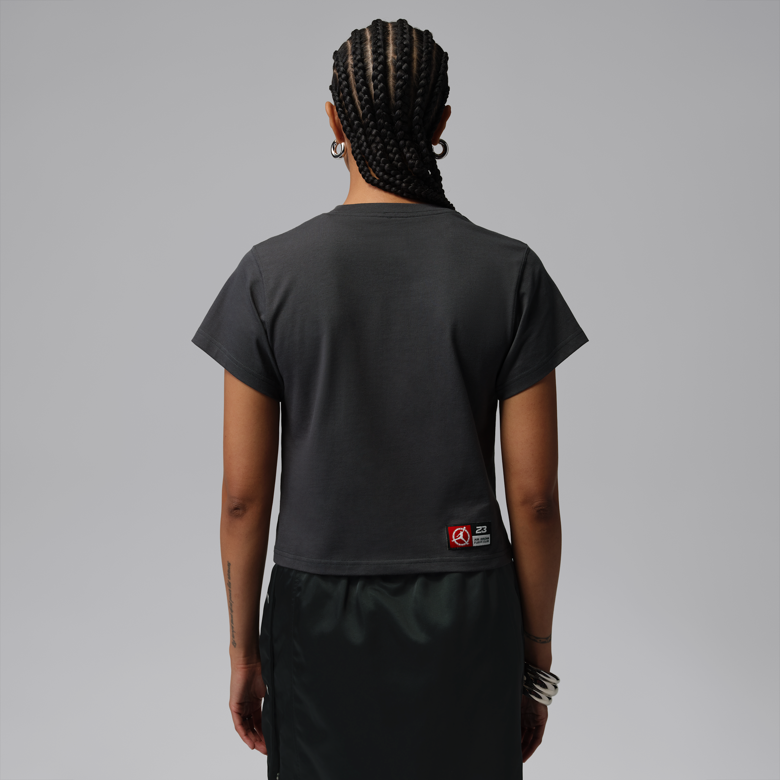 Thumbnail - Jordan Brooklyn T-Shirt mit Grafik (Damen) - Grau