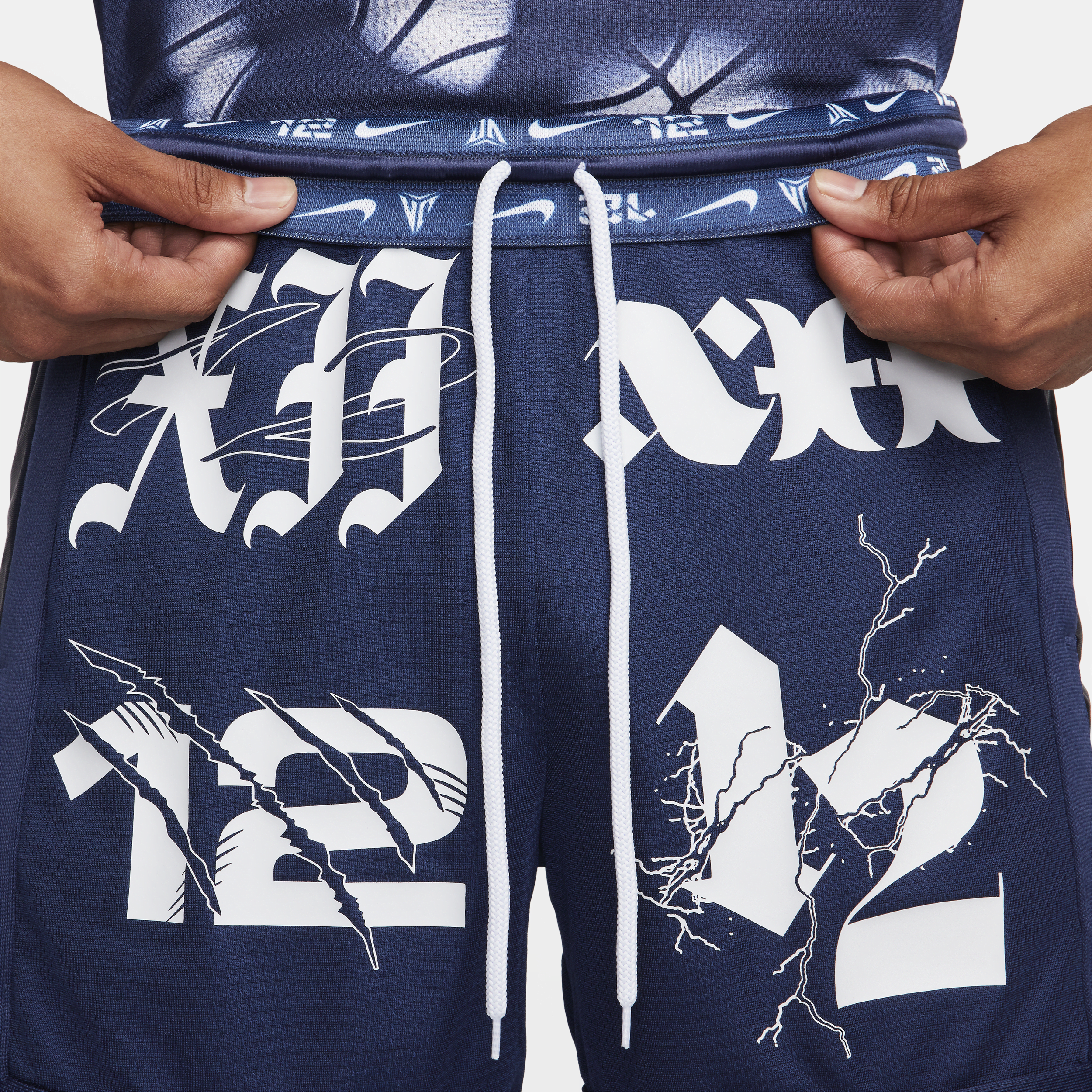 Nike Ja Dri-FIT DNA basketbalshorts voor heren (15 cm) Blauw