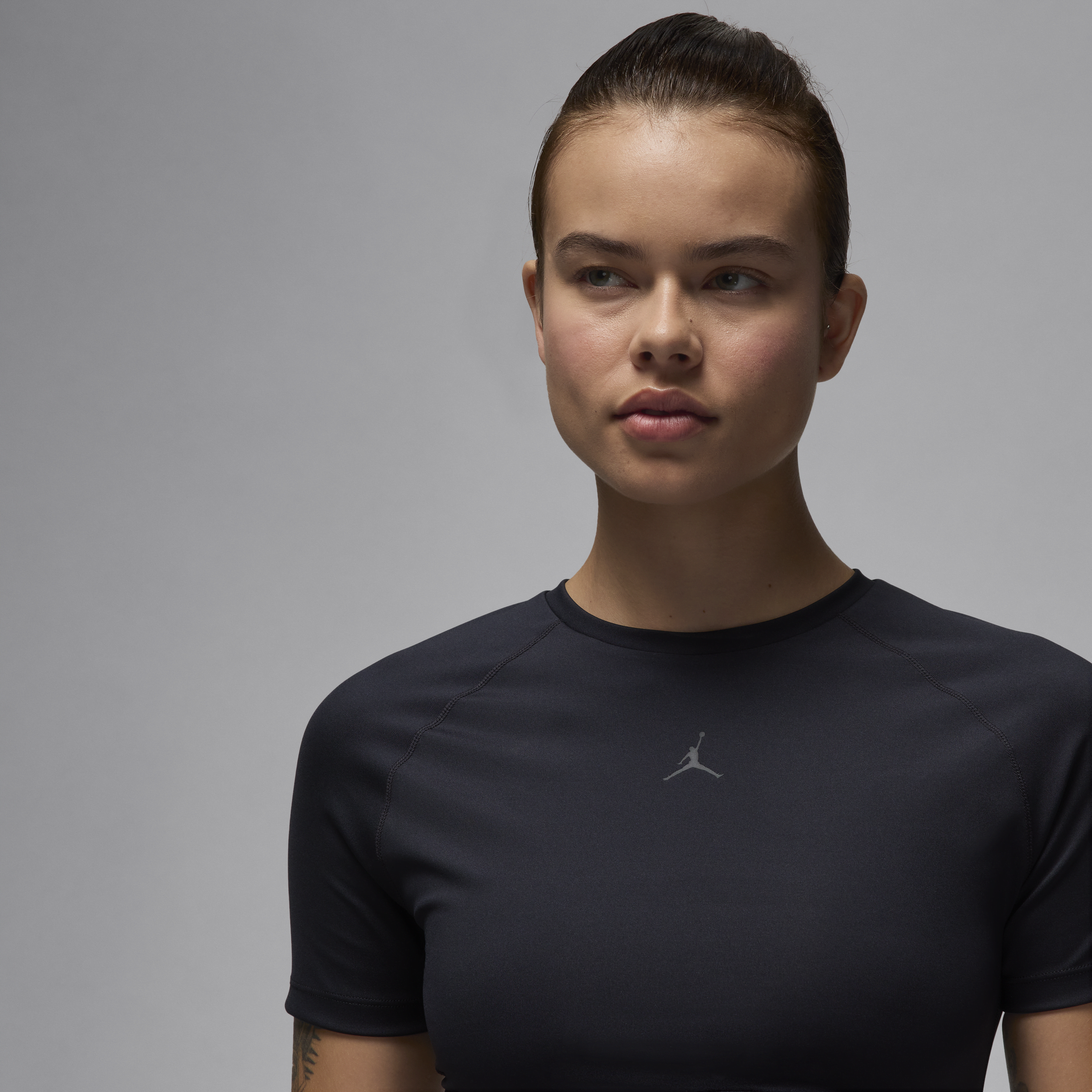 Haut de sport près du corps Jordan Sport pour femme - Noir