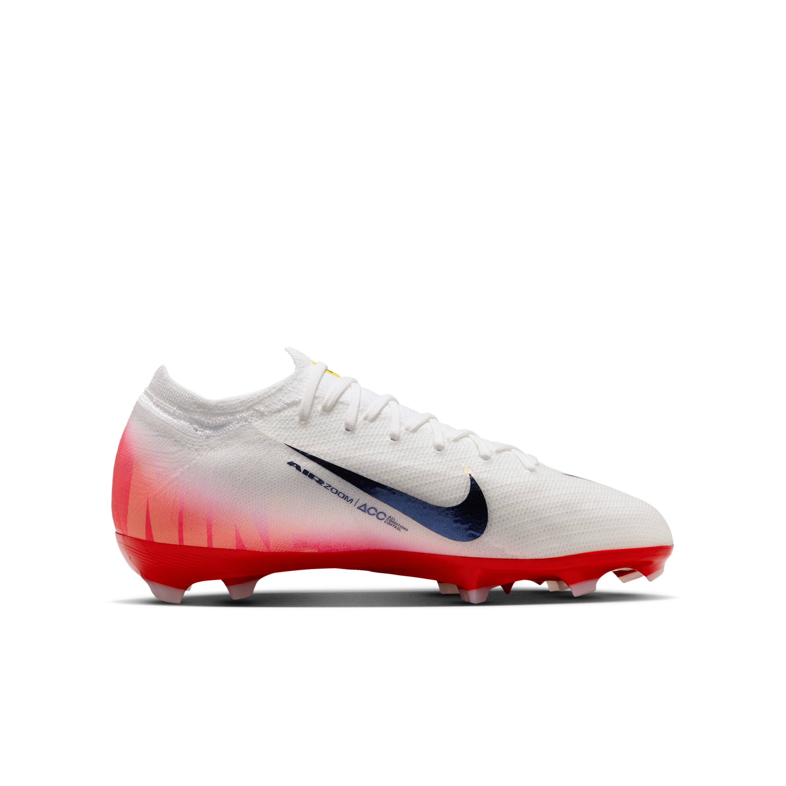 Thumbnail - Nike Jr. Mercurial Vapor 16 Pro LV8 Low-Top-Fußballschuh für normalen Rasen (jüngere/ältere Kinder) - Rot