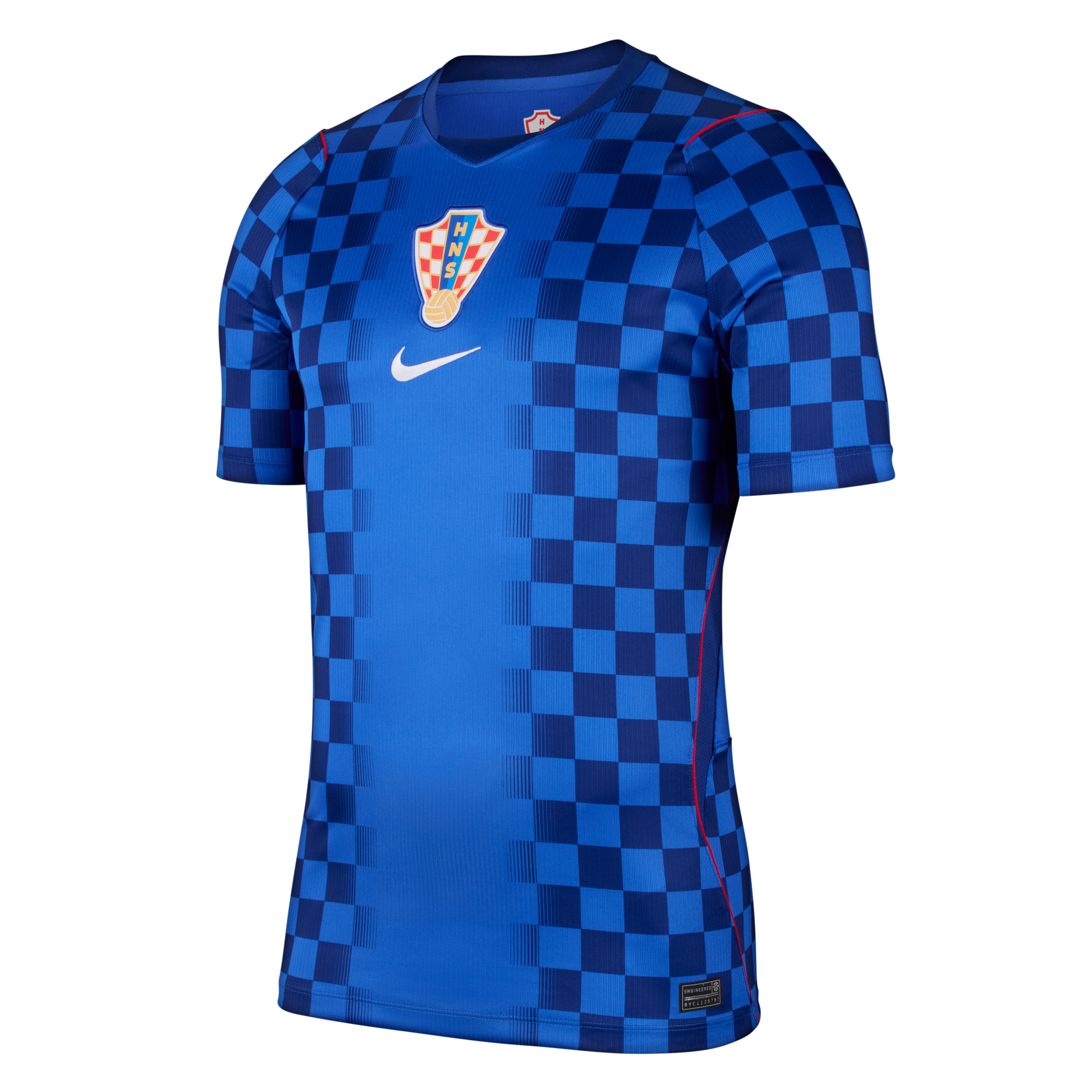 Kroatien Nike Dri-FIT Replica-fodboldtrøje til mænd - blå